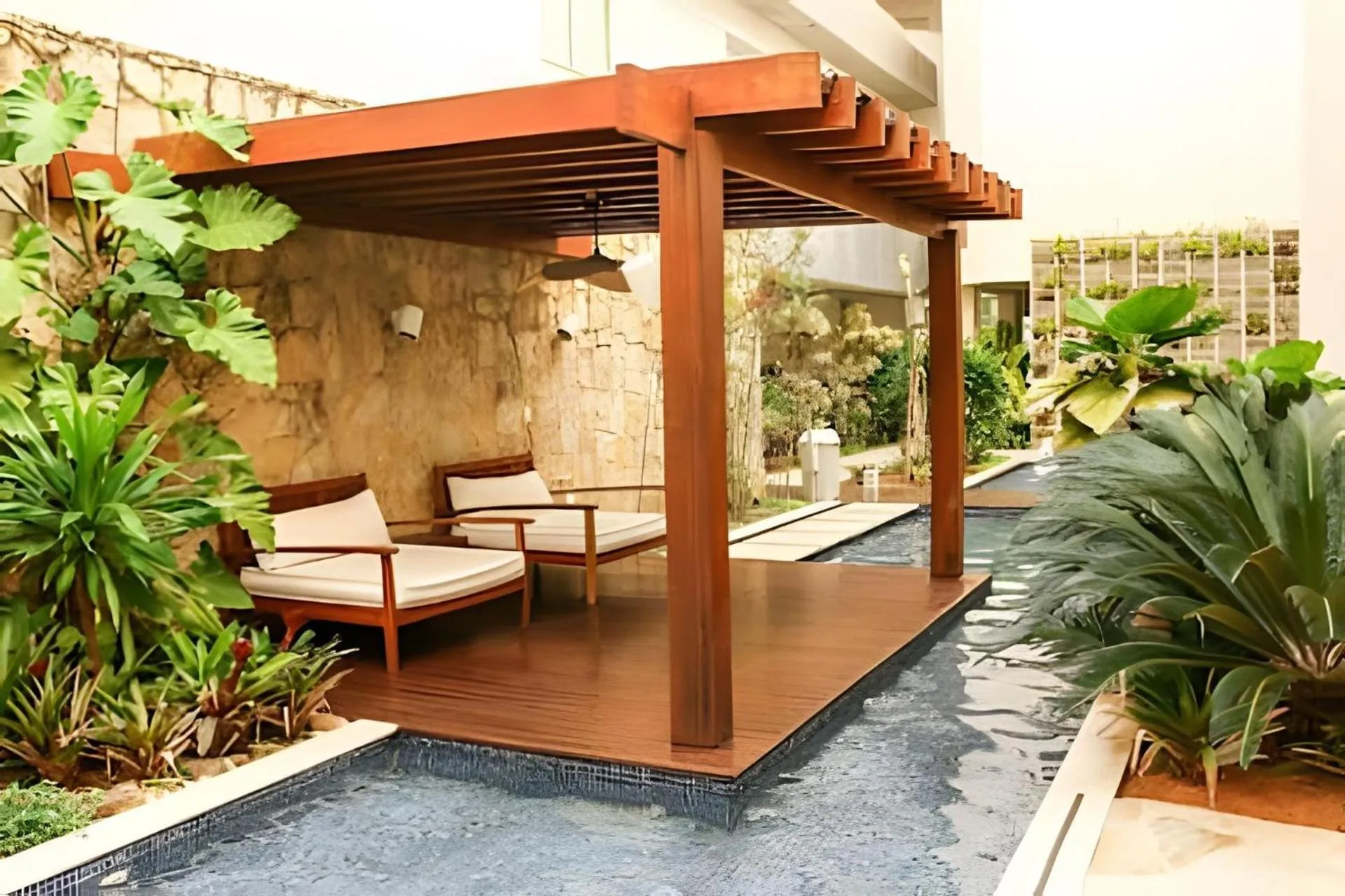 Area and facilities in Flat Mandai Cabo Frio