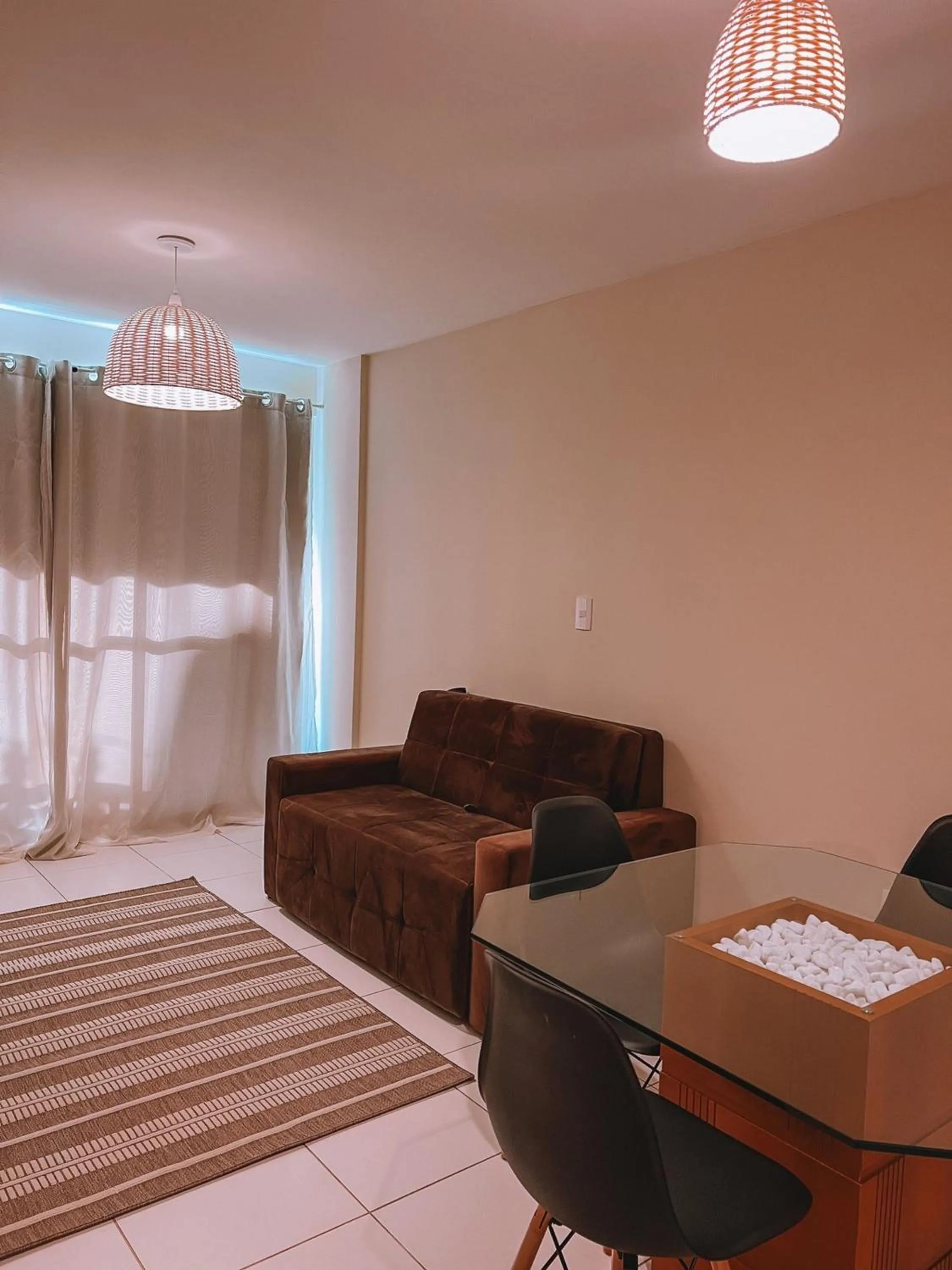 Living room in Flat Mandai Cabo Frio