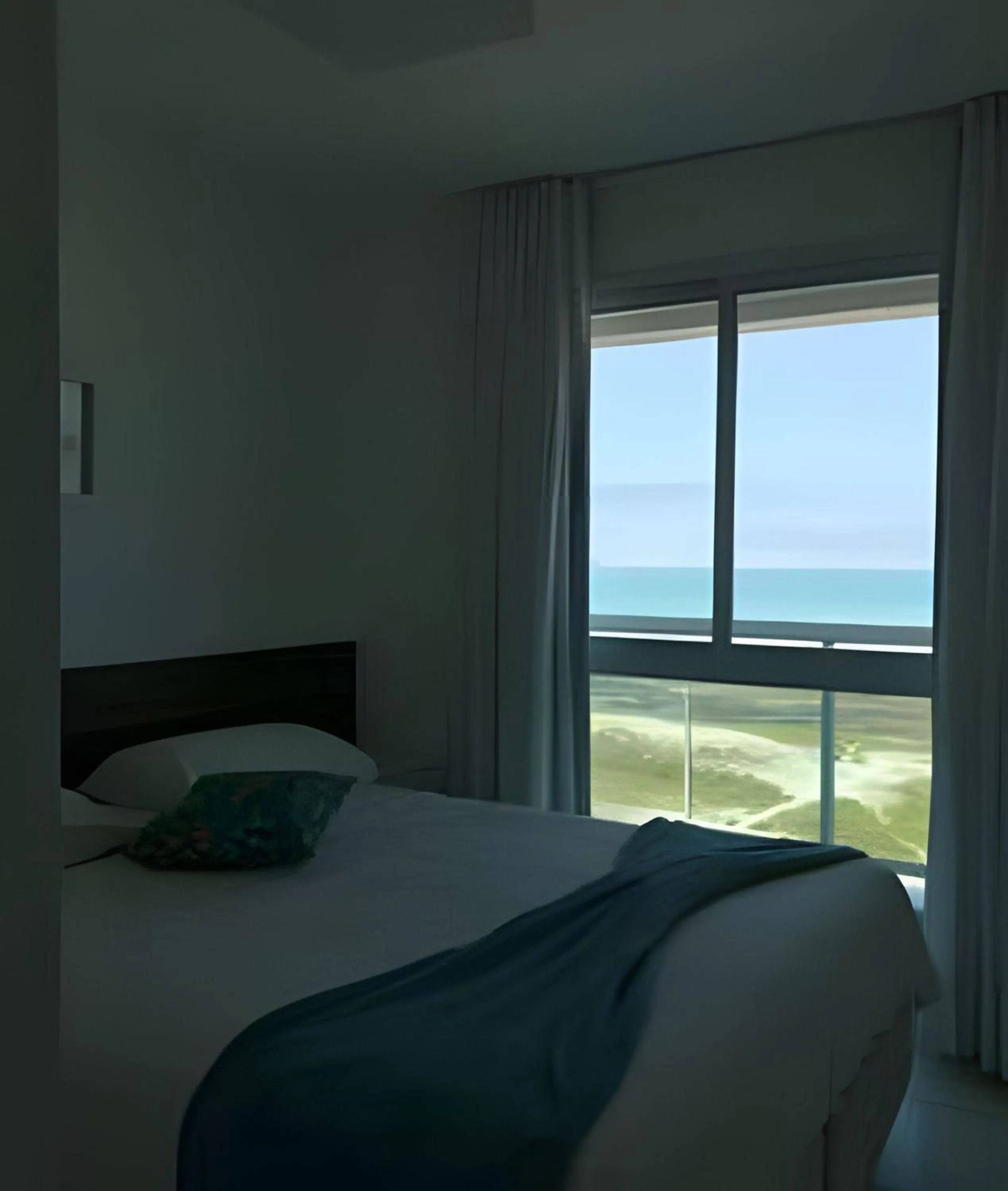 View (from property/room), Bed in Flat Mandai Cabo Frio