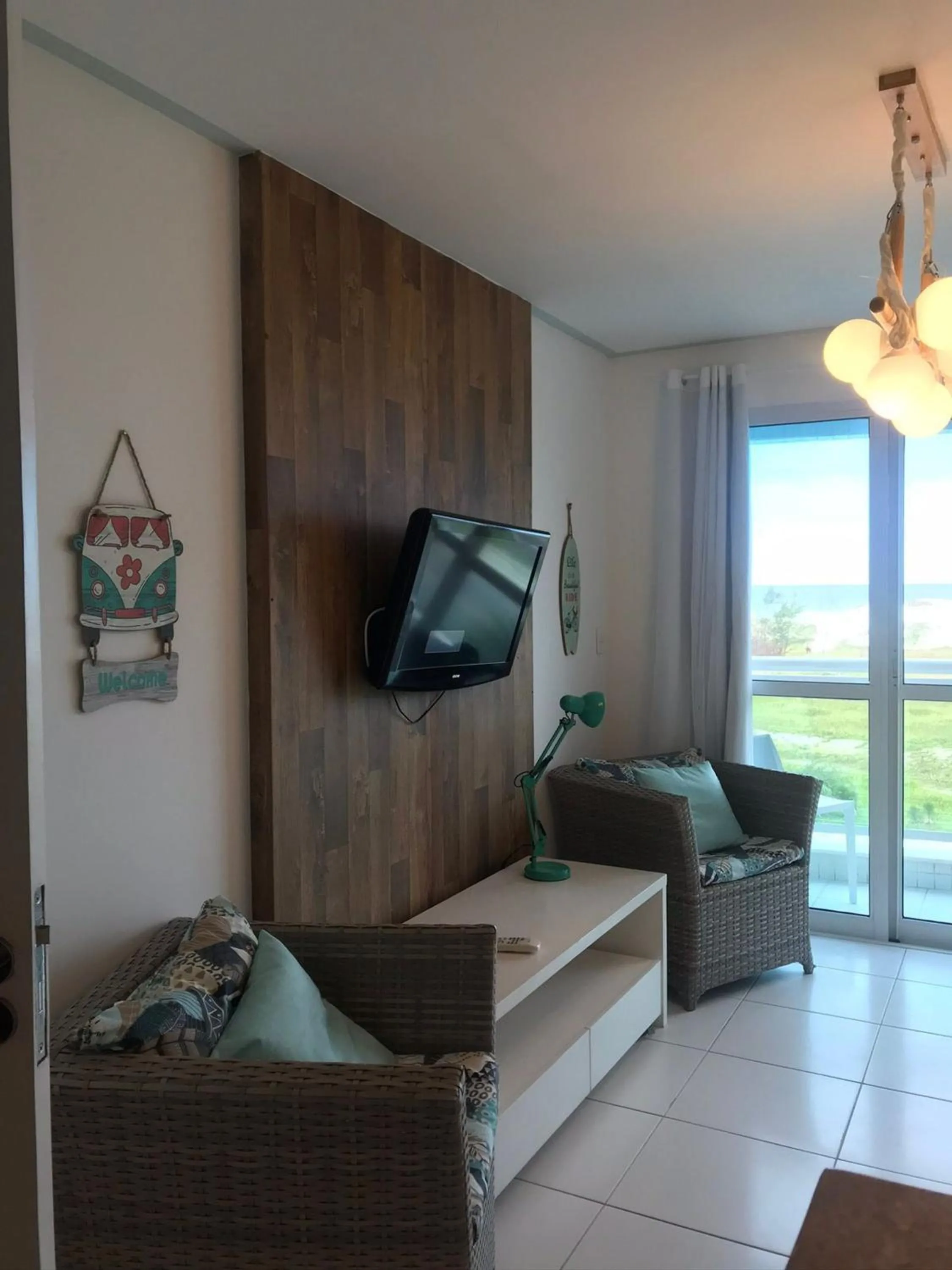 Living room in Flat Mandai Cabo Frio