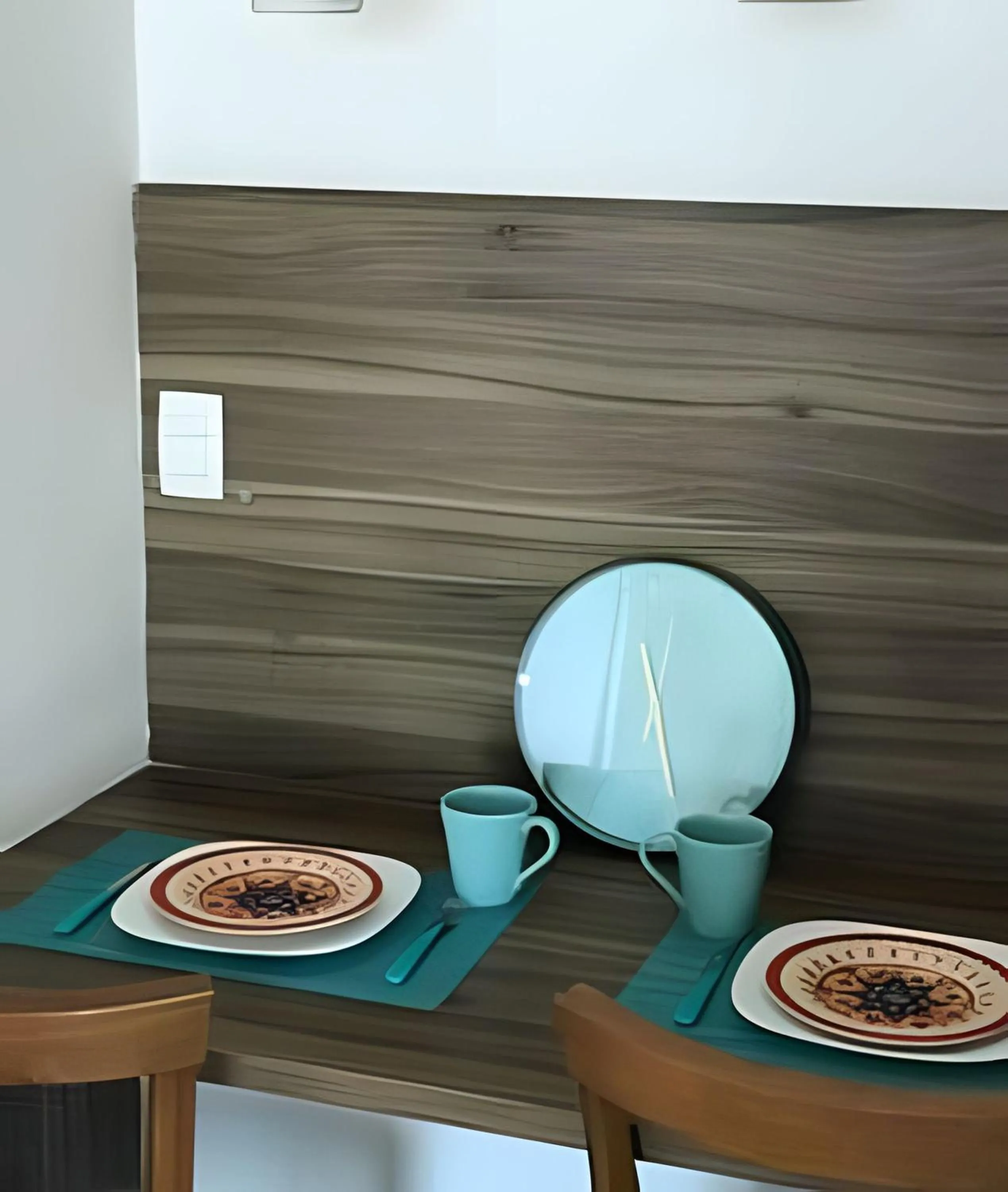 Decorative detail in Flat Mandai Cabo Frio