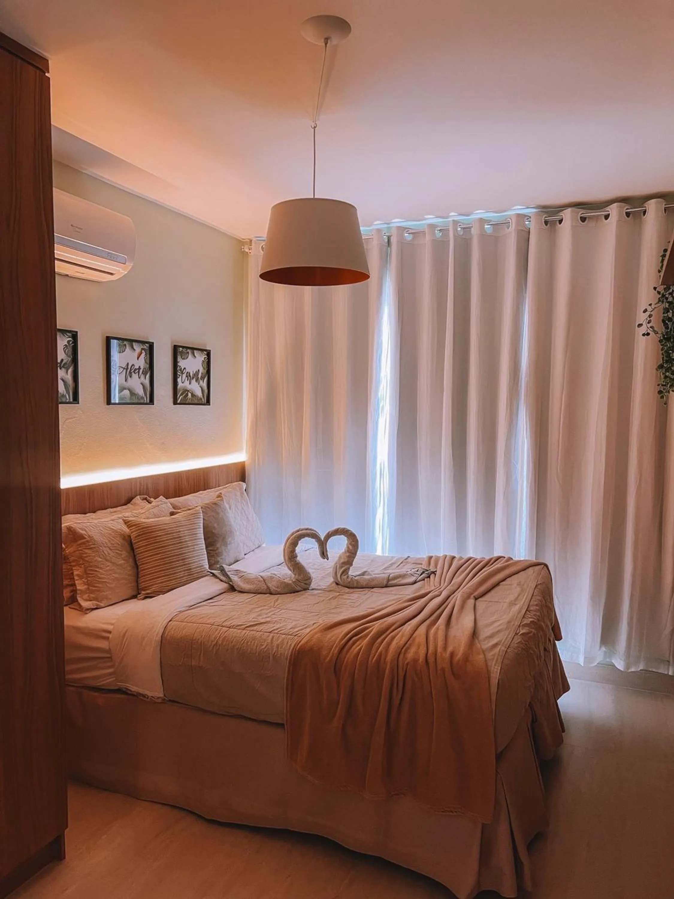Bedroom, Bed in Flat Mandai Cabo Frio