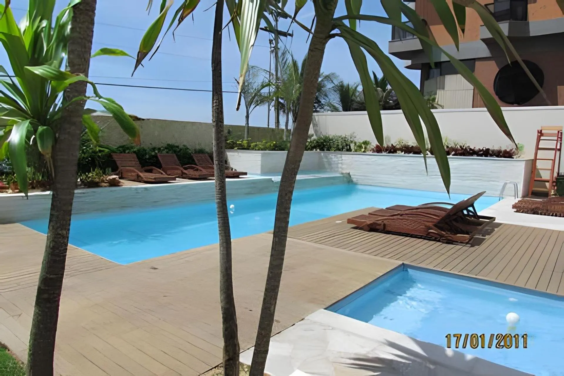 Swimming pool in Flat Mandai Cabo Frio