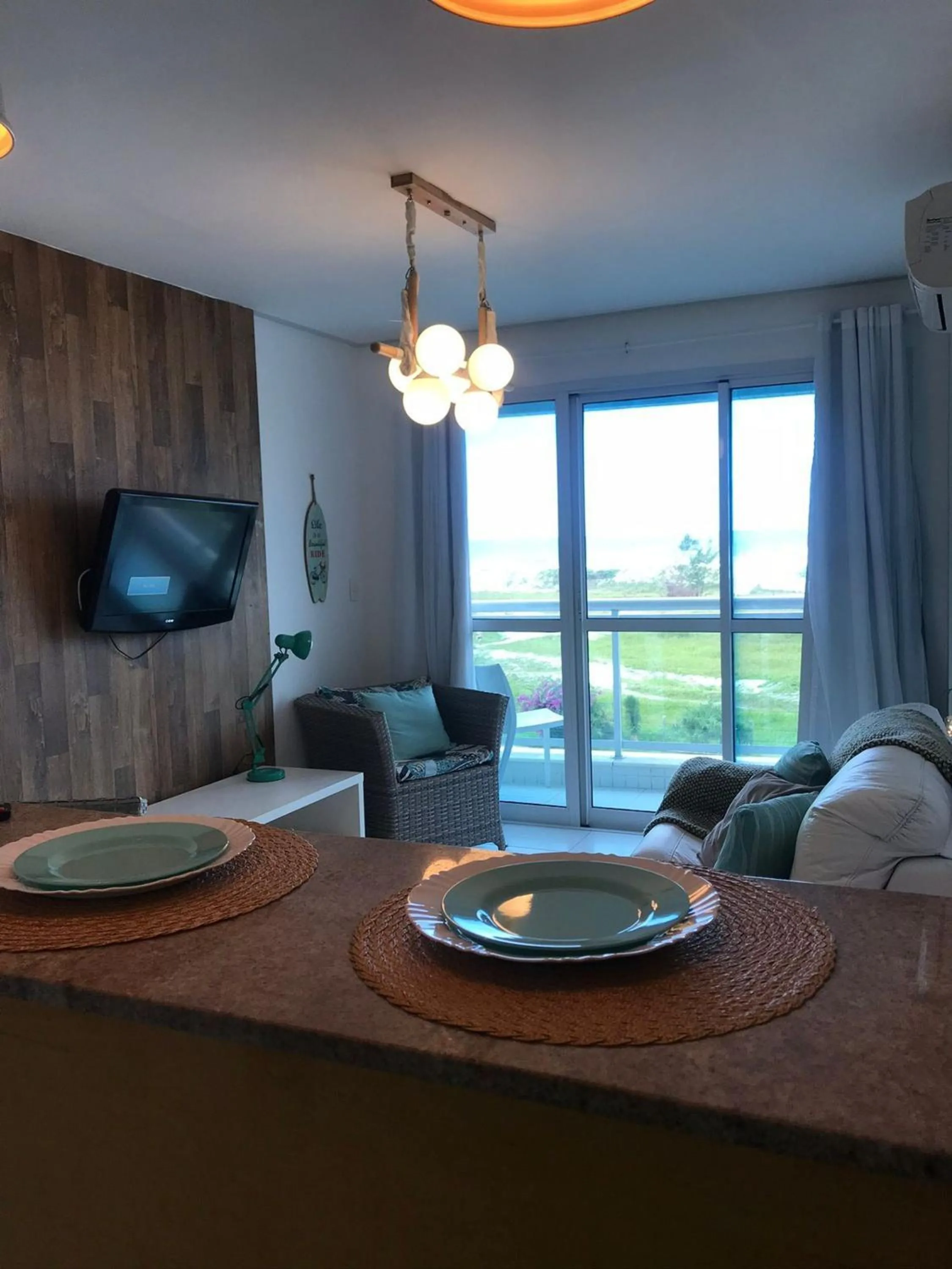 Living room in Flat Mandai Cabo Frio