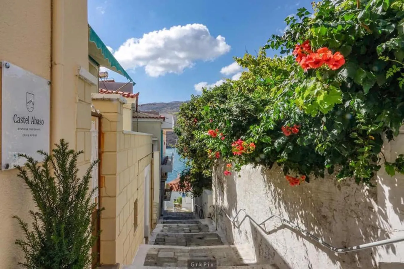 Property building in Castel Abaso Boutique Apartments by Explore Andros