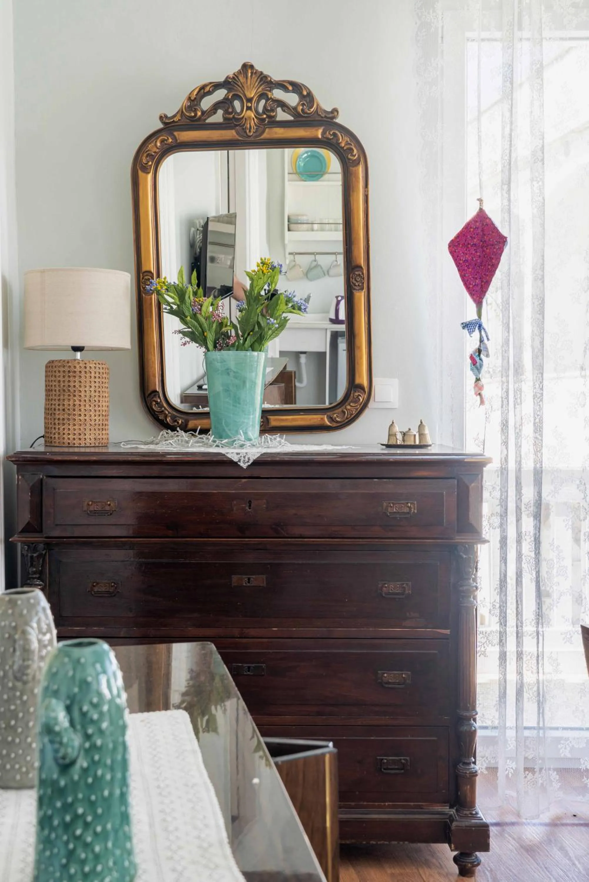 Decorative detail in Castel Abaso Boutique Apartments by Explore Andros