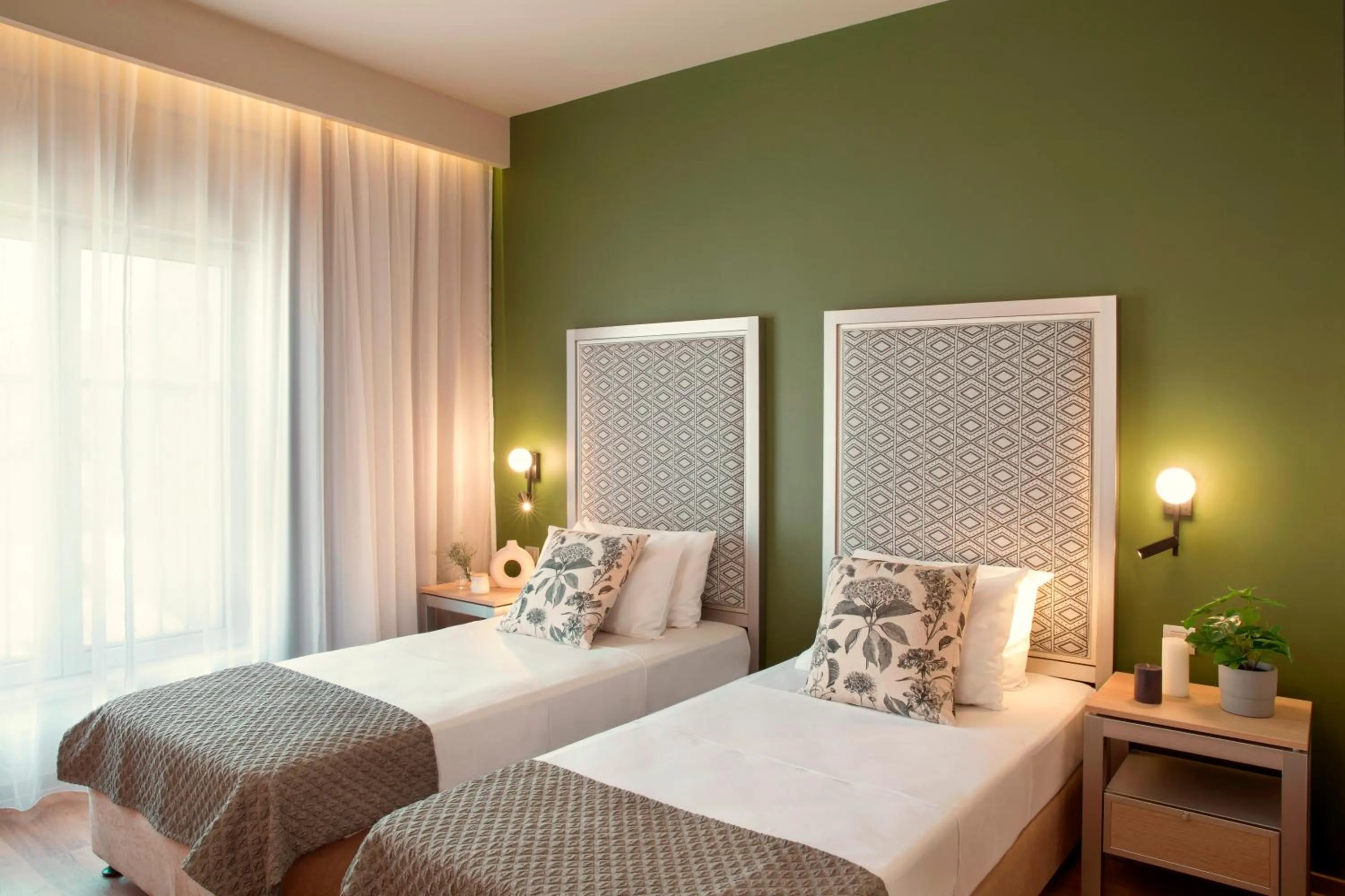 Bed in Zeus Essence Bucharest Central