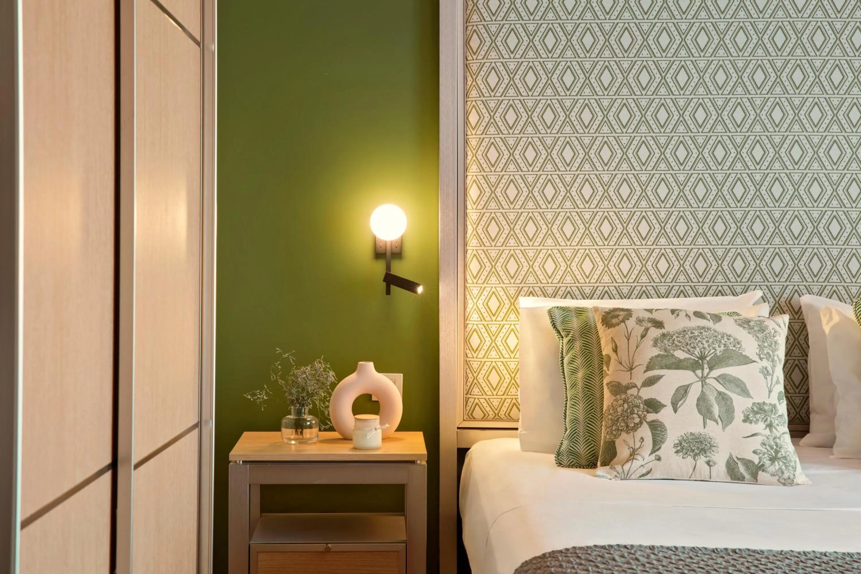 Bed in Zeus Essence Bucharest Central