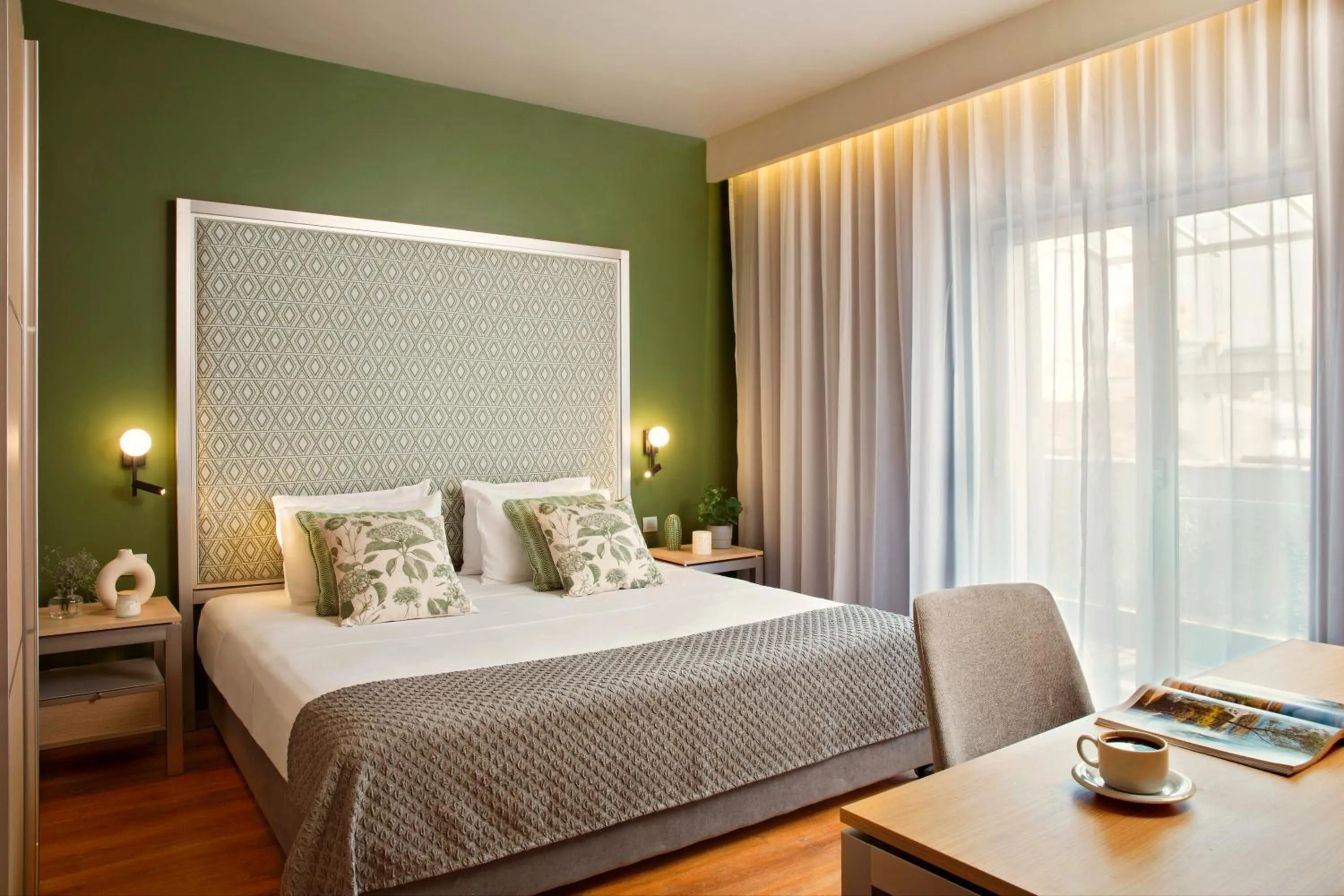 Bed in Zeus Essence Bucharest Central