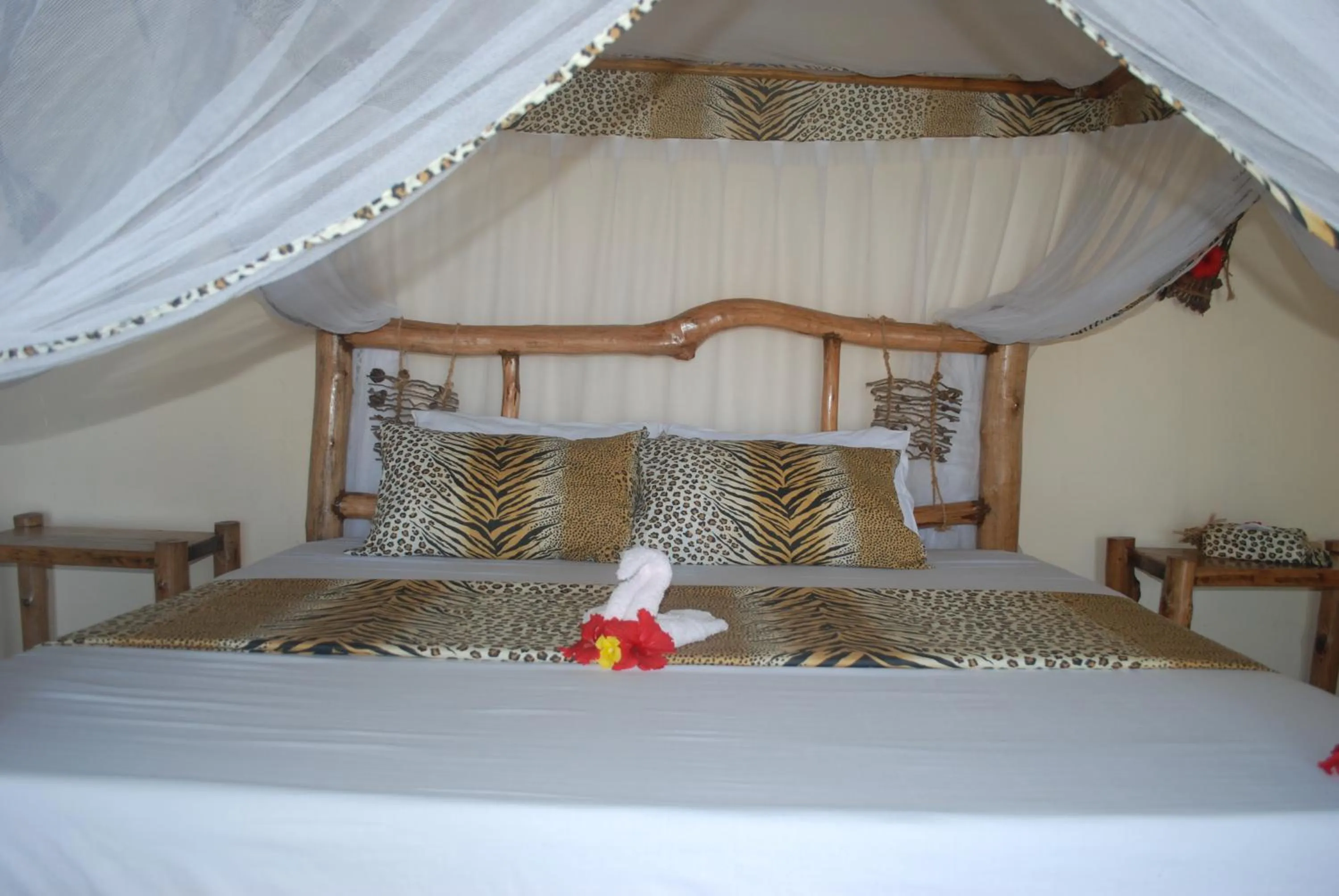 Bed in Karamba Eco Boutique Hotel
