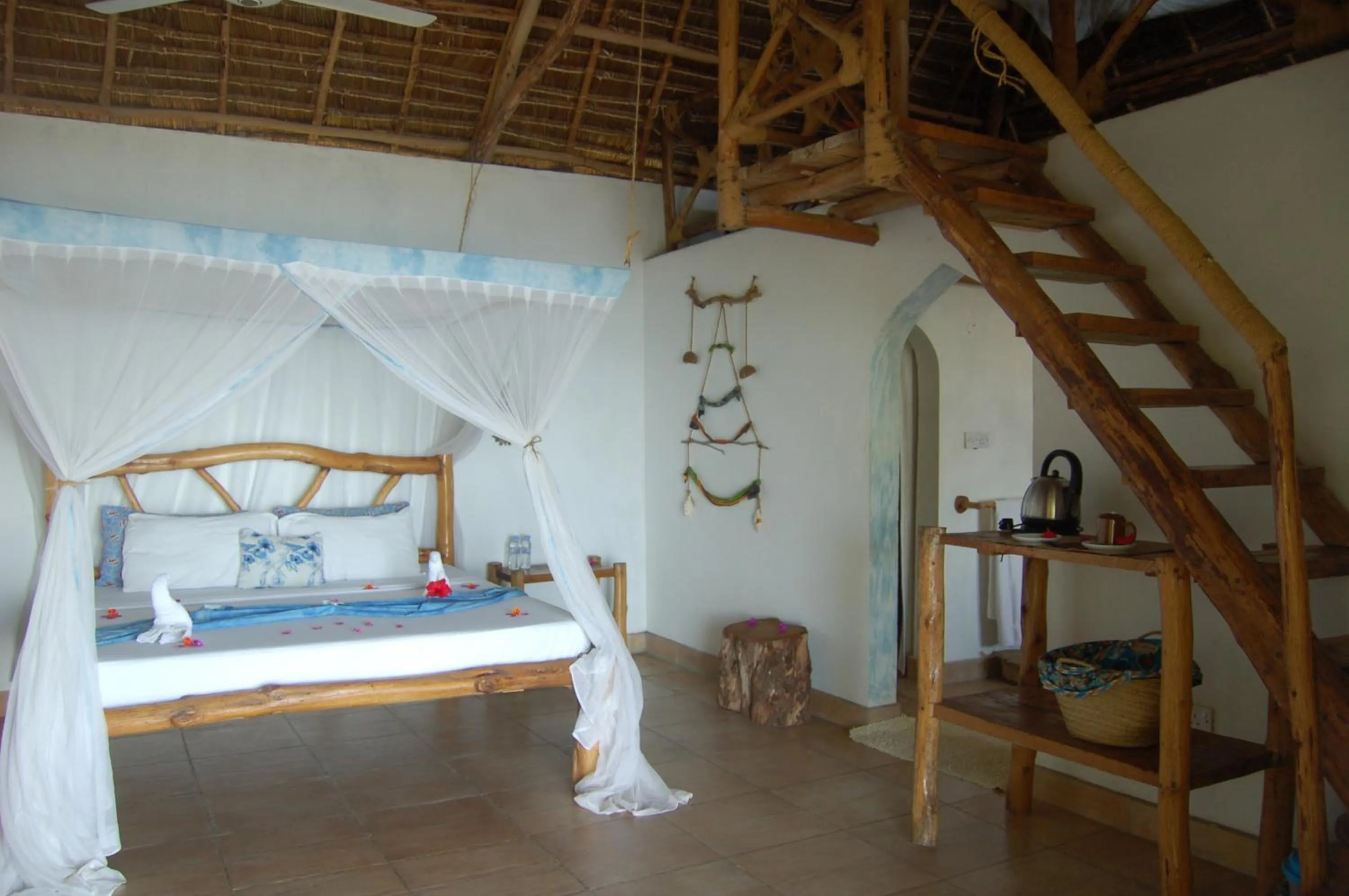 Bed in Karamba Eco Boutique Hotel