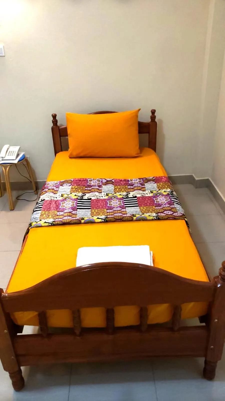 Bed in Hotel Les Fleurettes