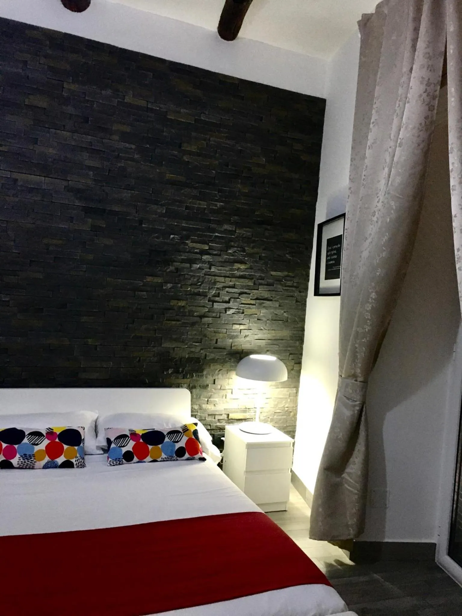 Bed in FRANZ GUEST HOUSE