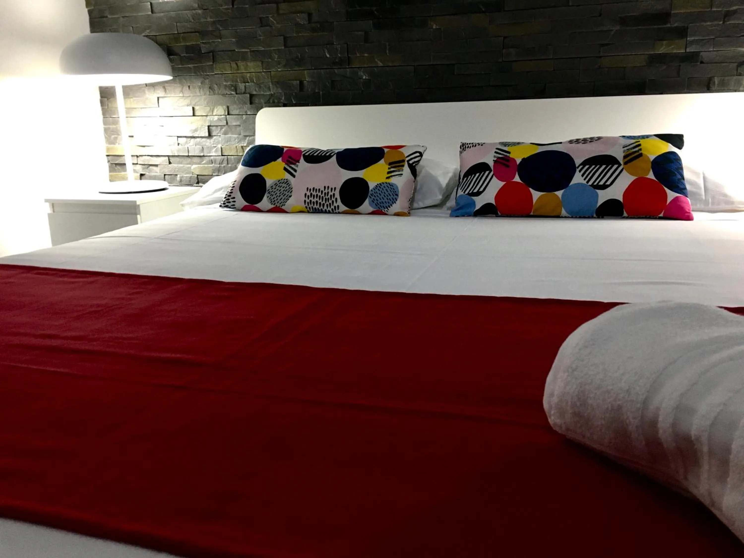 Bed in FRANZ GUEST HOUSE