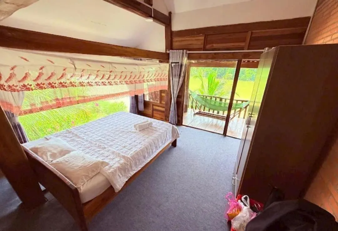Property building, Bed in Green Bamboo Lodge Resort
