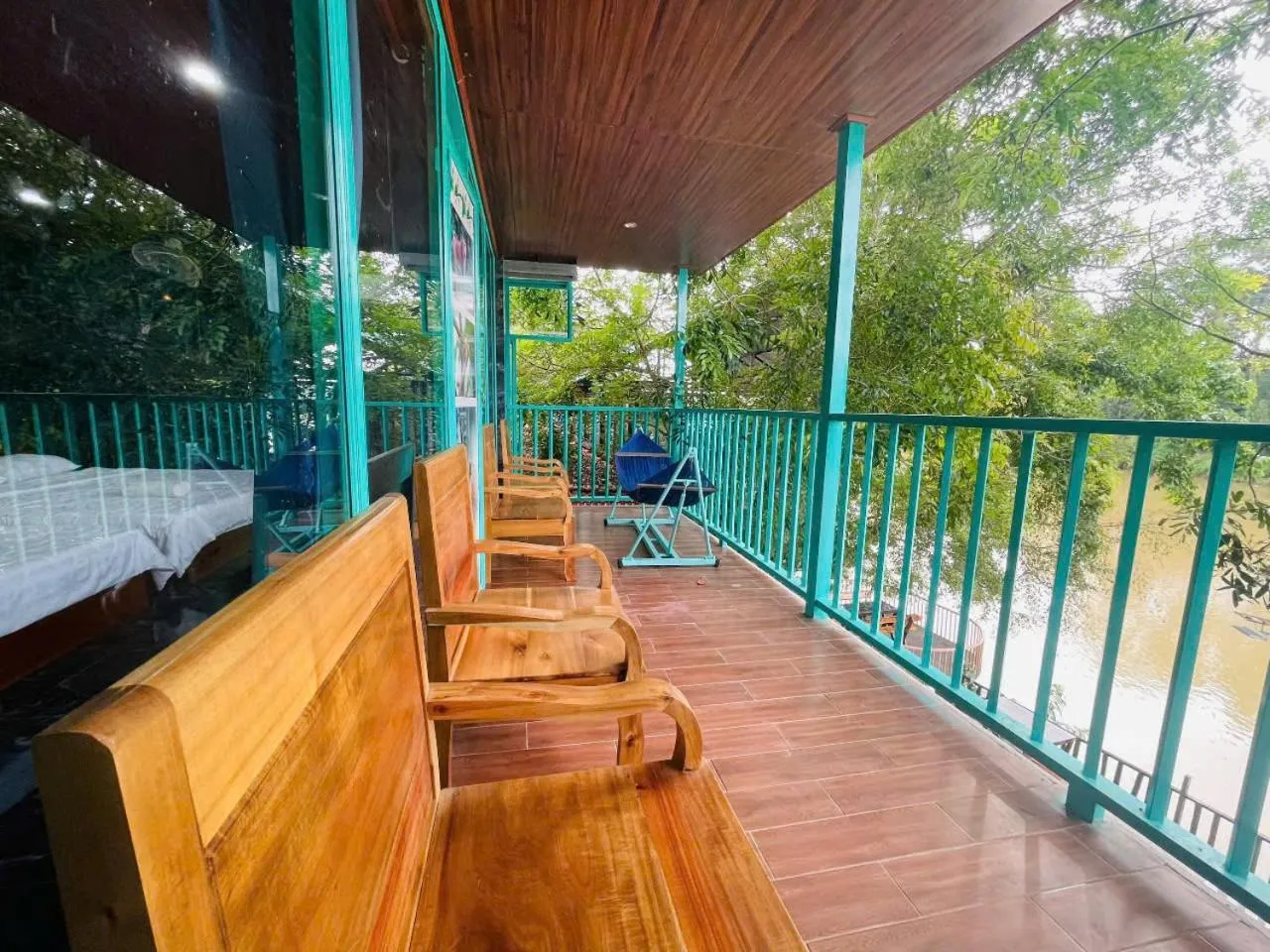 Balcony/Terrace in Green Bamboo Lodge Resort
