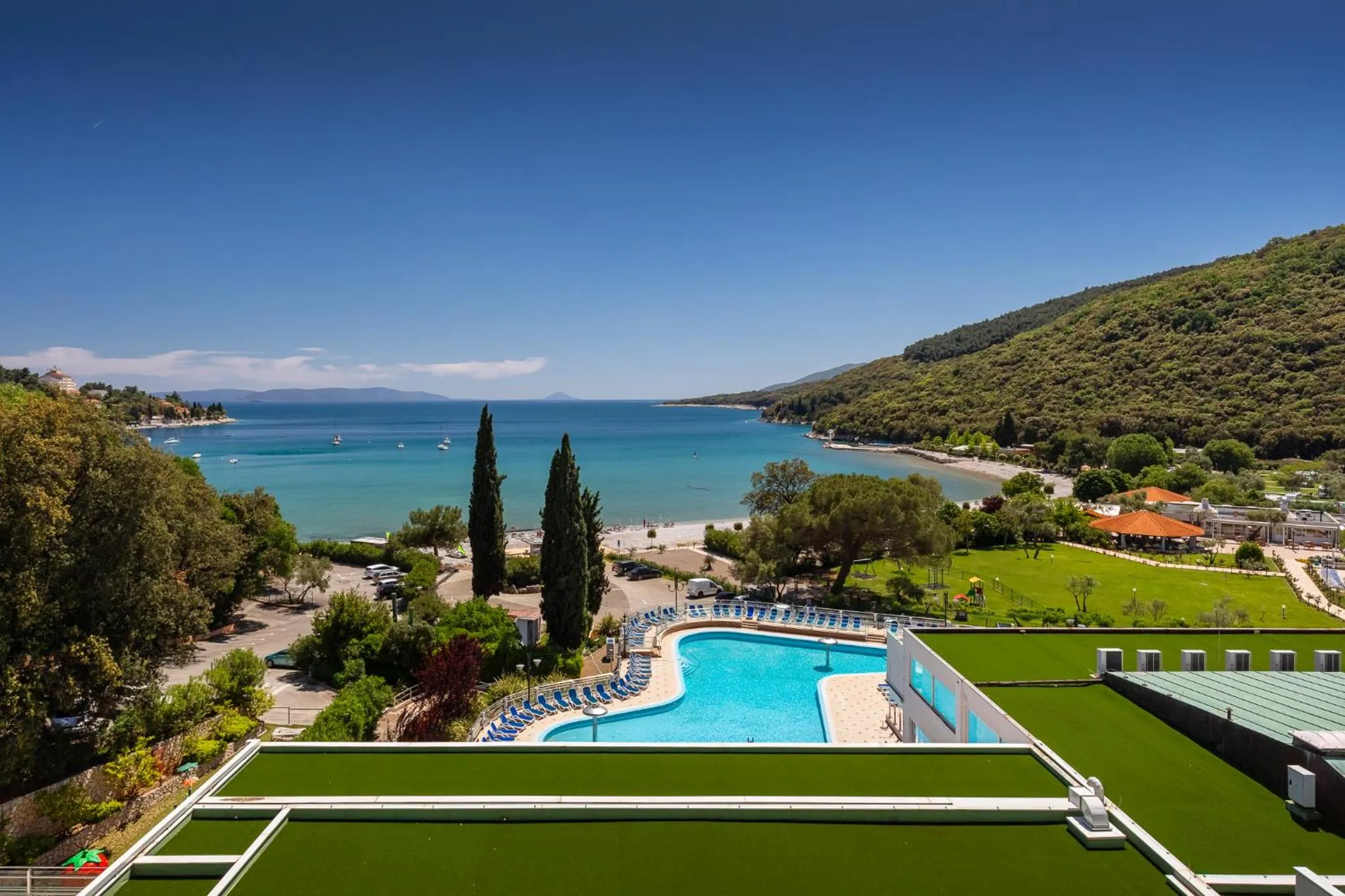 Pool view in MASLINICA Mimosa Lido Palace Hotel