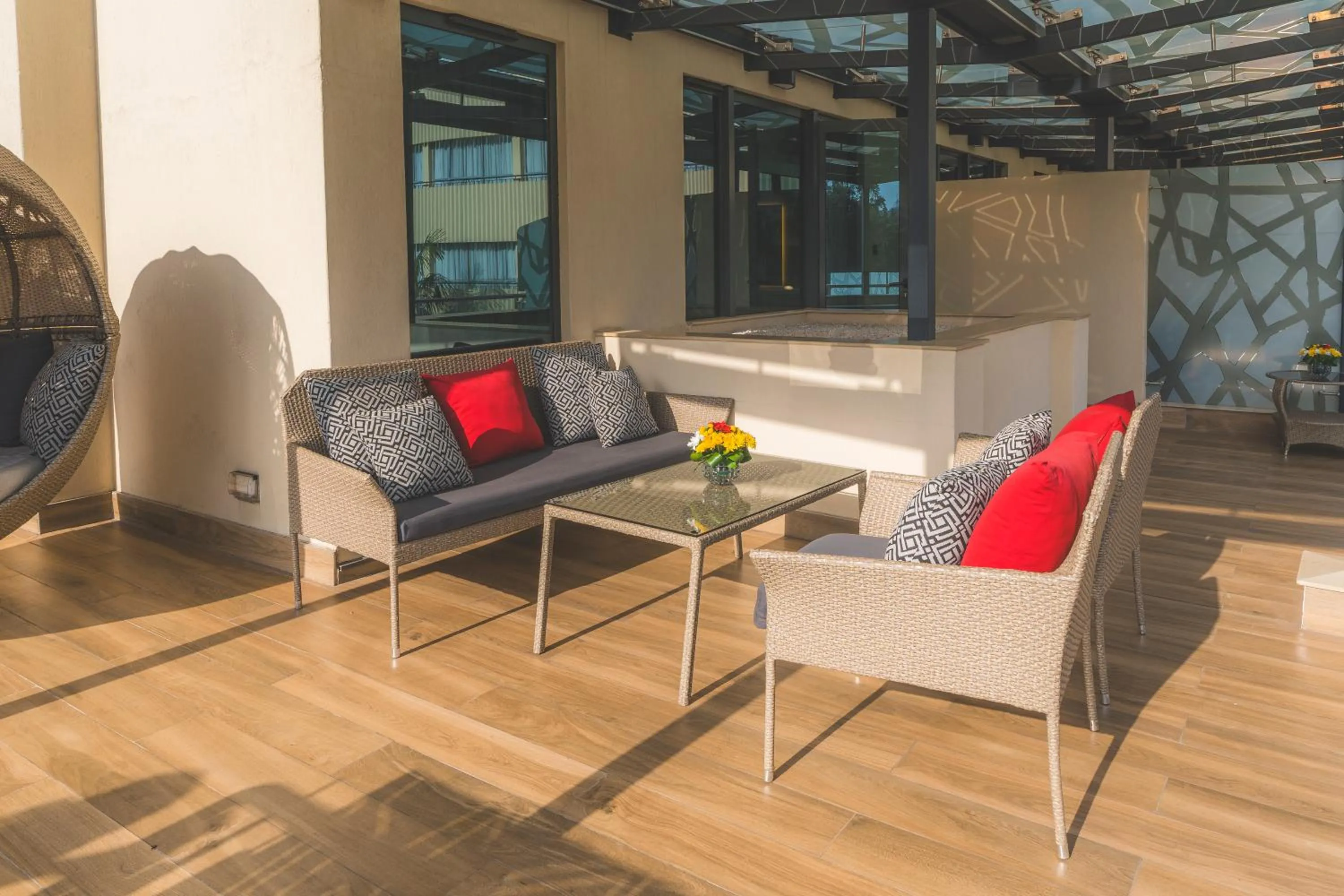Balcony/Terrace in Sarova Panafric Hotel