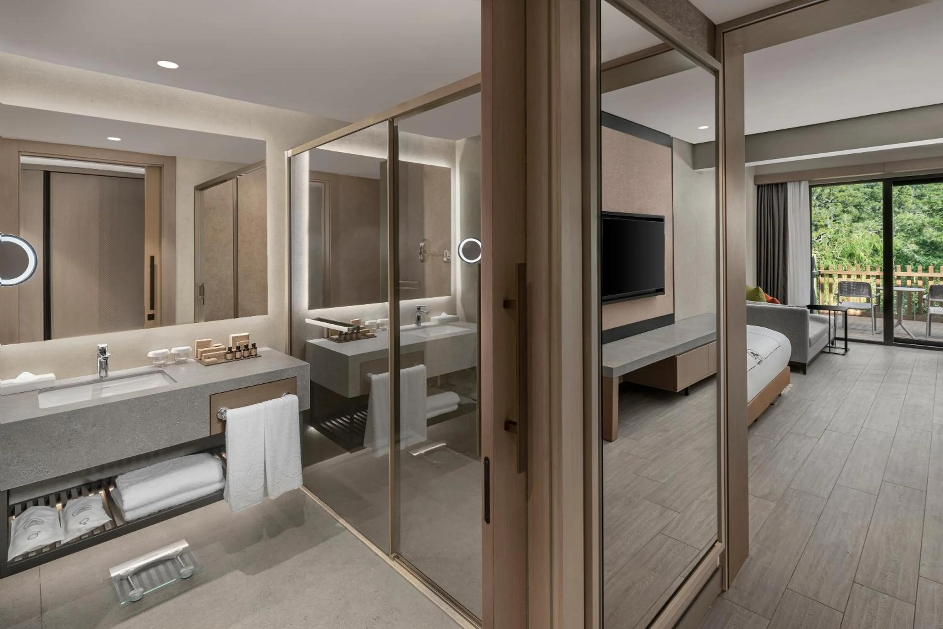 Bathroom, Bed in NG Phaselis Bay