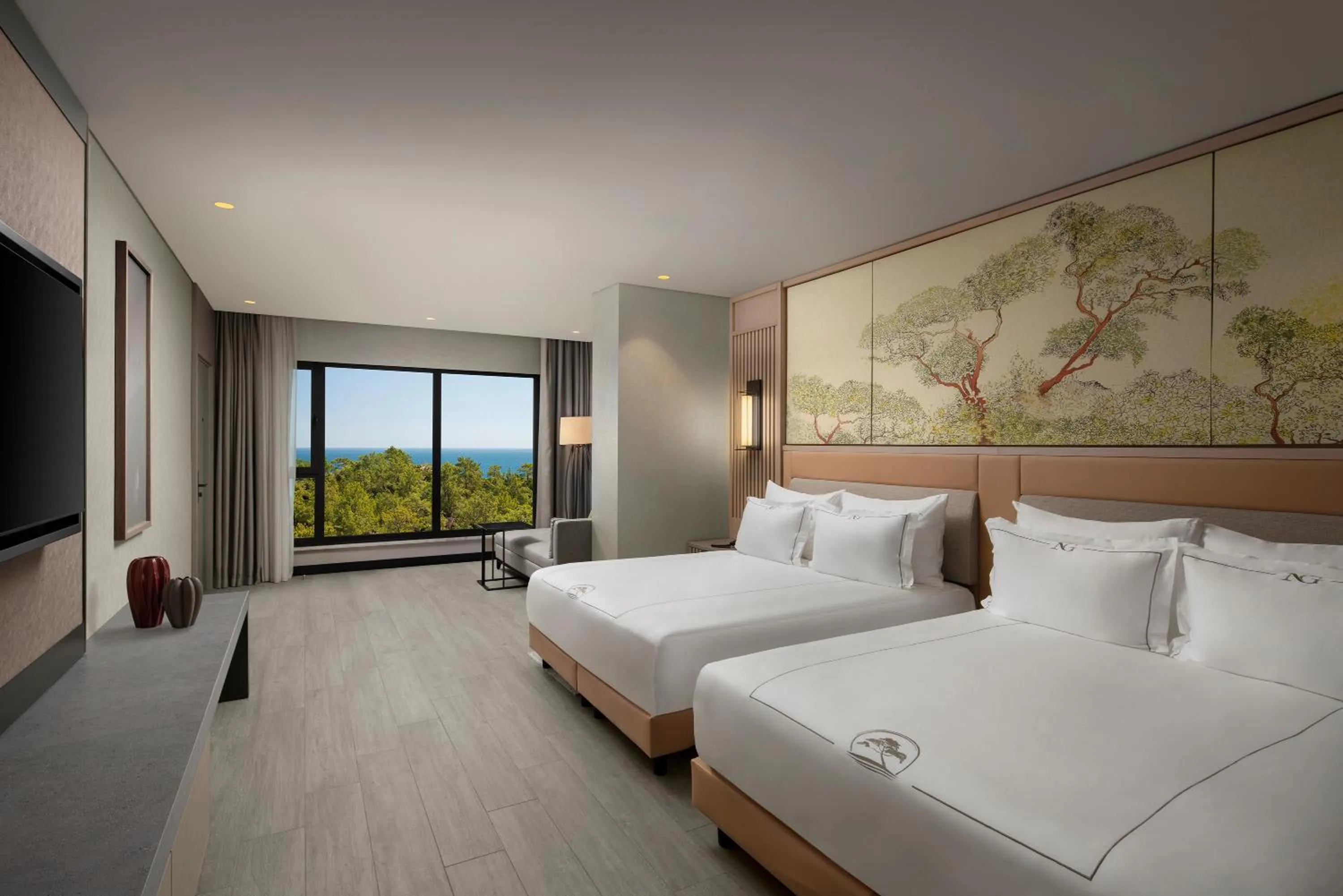 Bedroom, Bed in NG Phaselis Bay