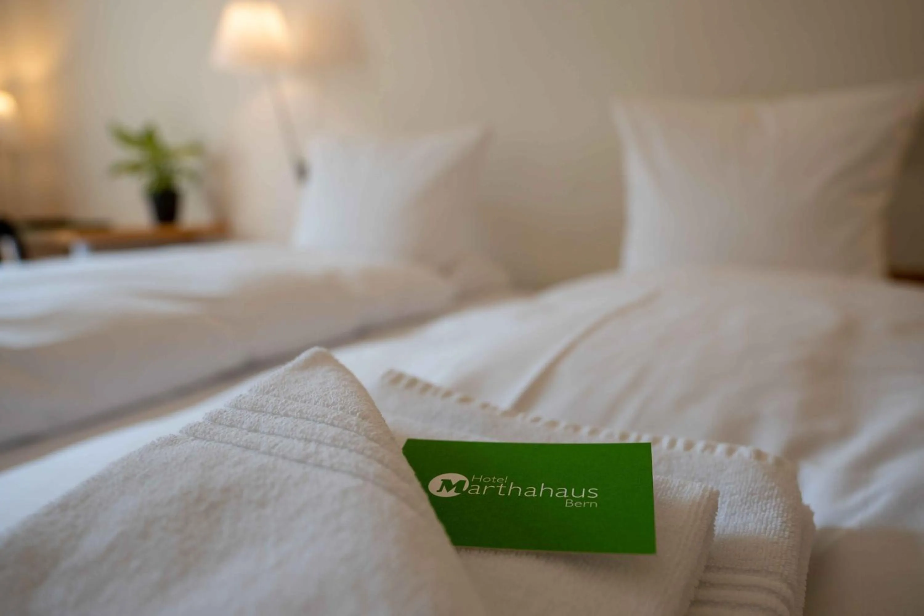 Bed in Hotel Marthahaus