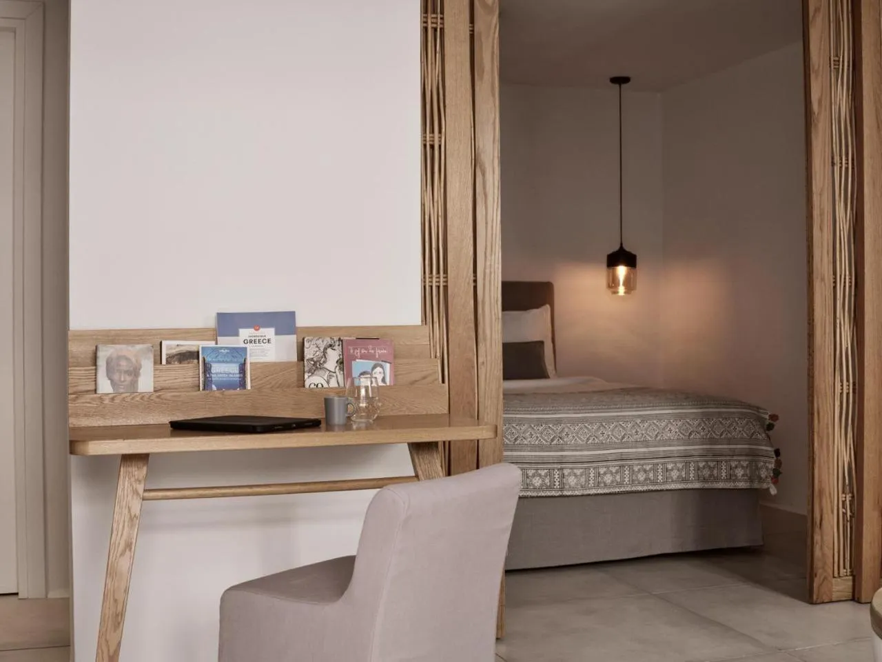 Bedroom, Bed in Boho Private Luxury Suites