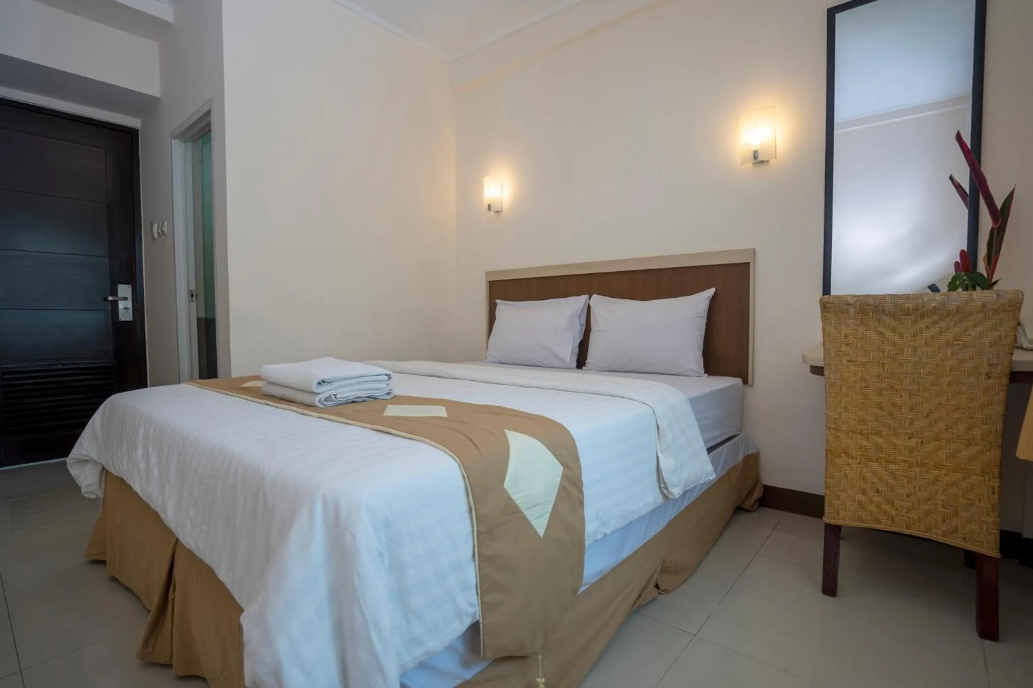 Bed in Dago's Hill Hotel