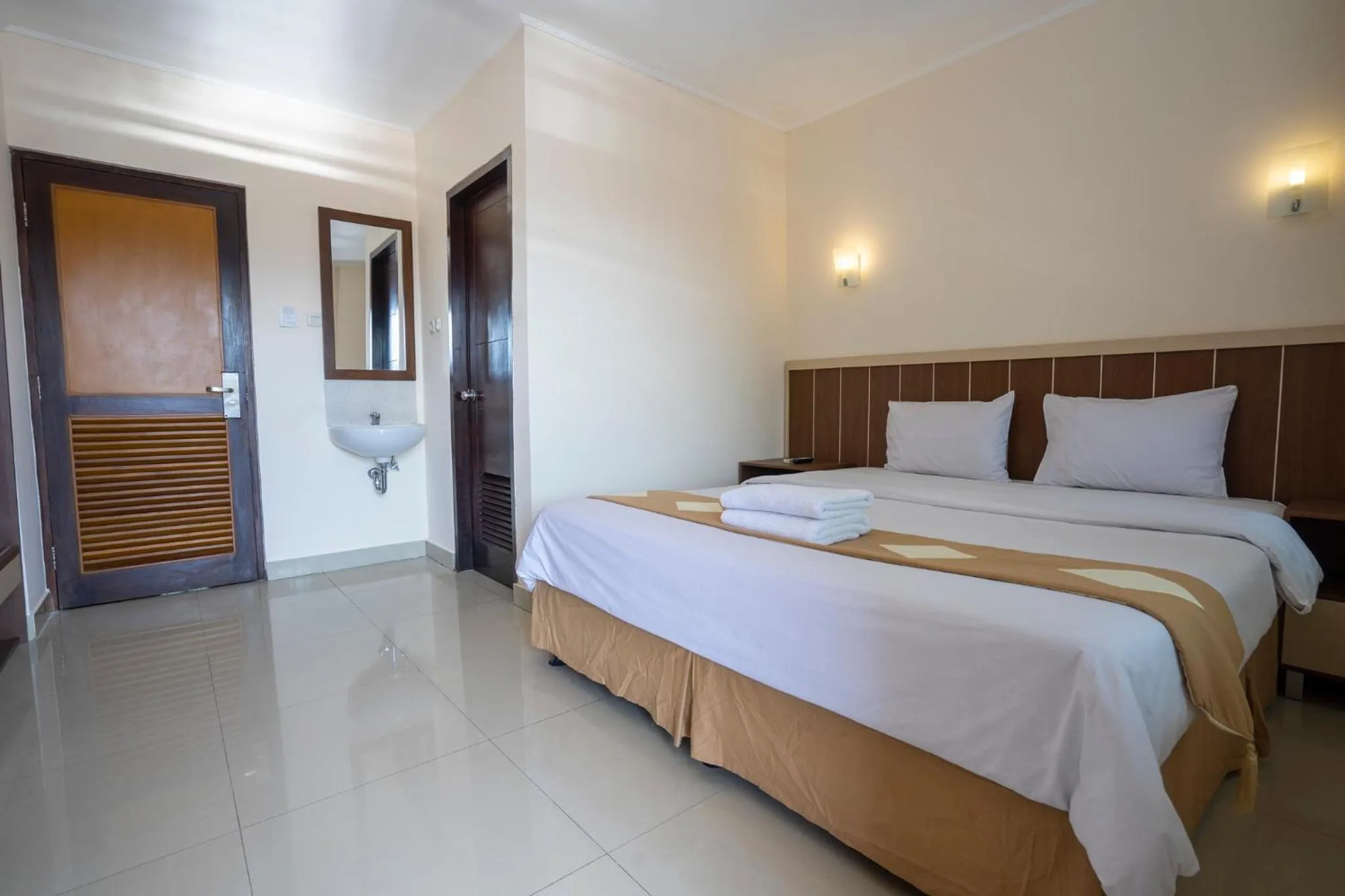 Bed in Dago's Hill Hotel