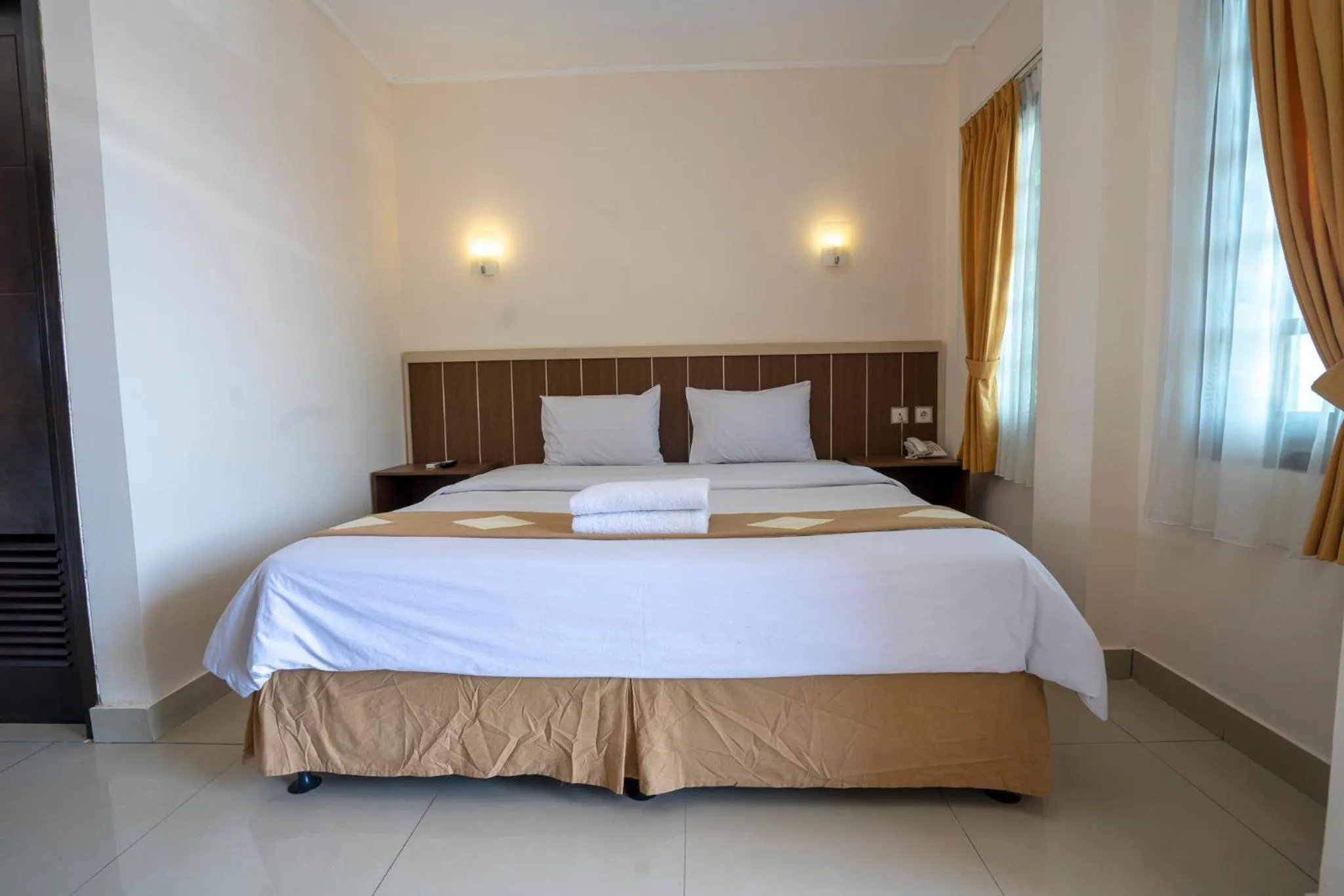 Bed in Dago's Hill Hotel