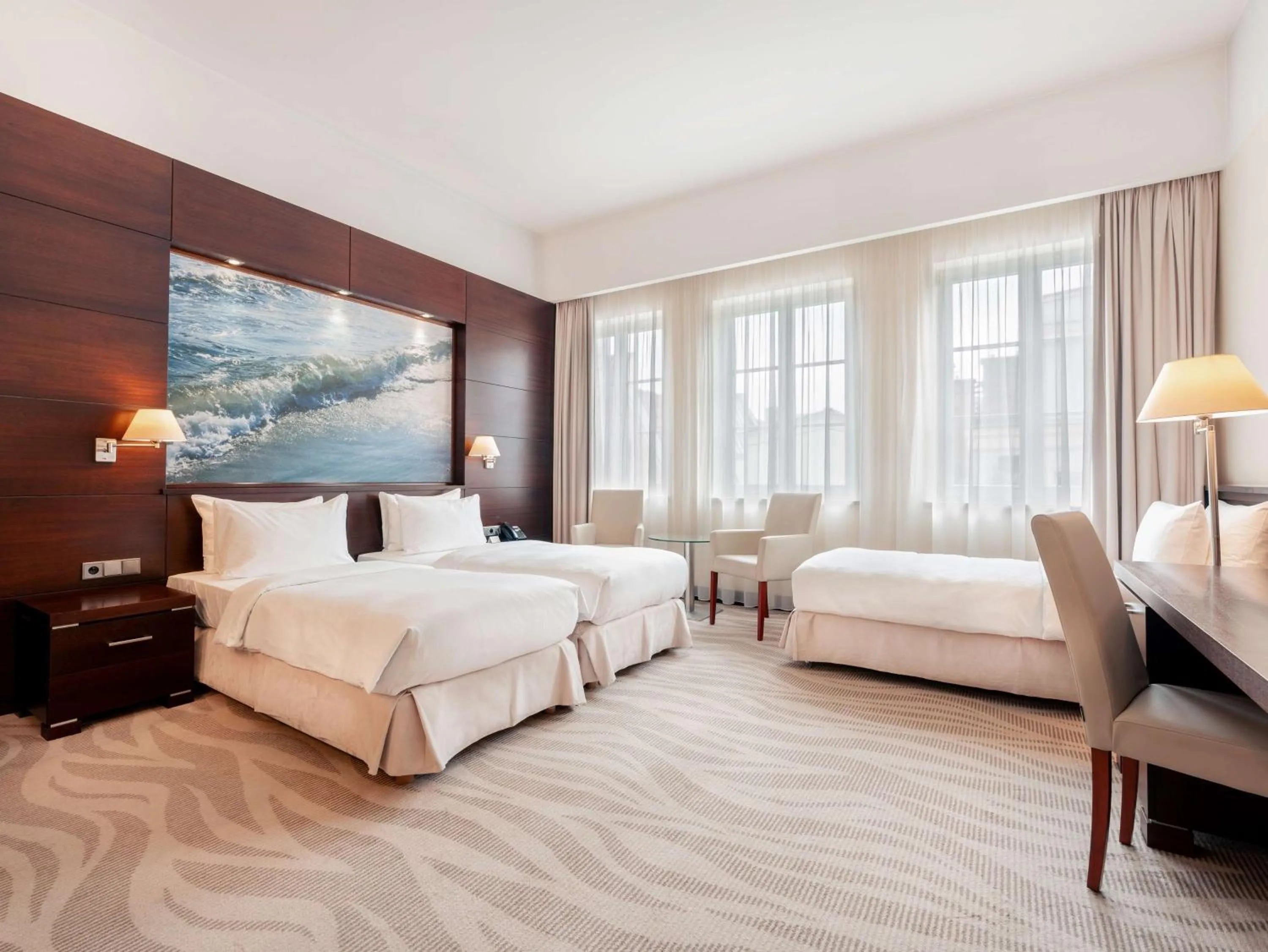 Bedroom, Bed in Radisson Blu Hotel, Gdańsk