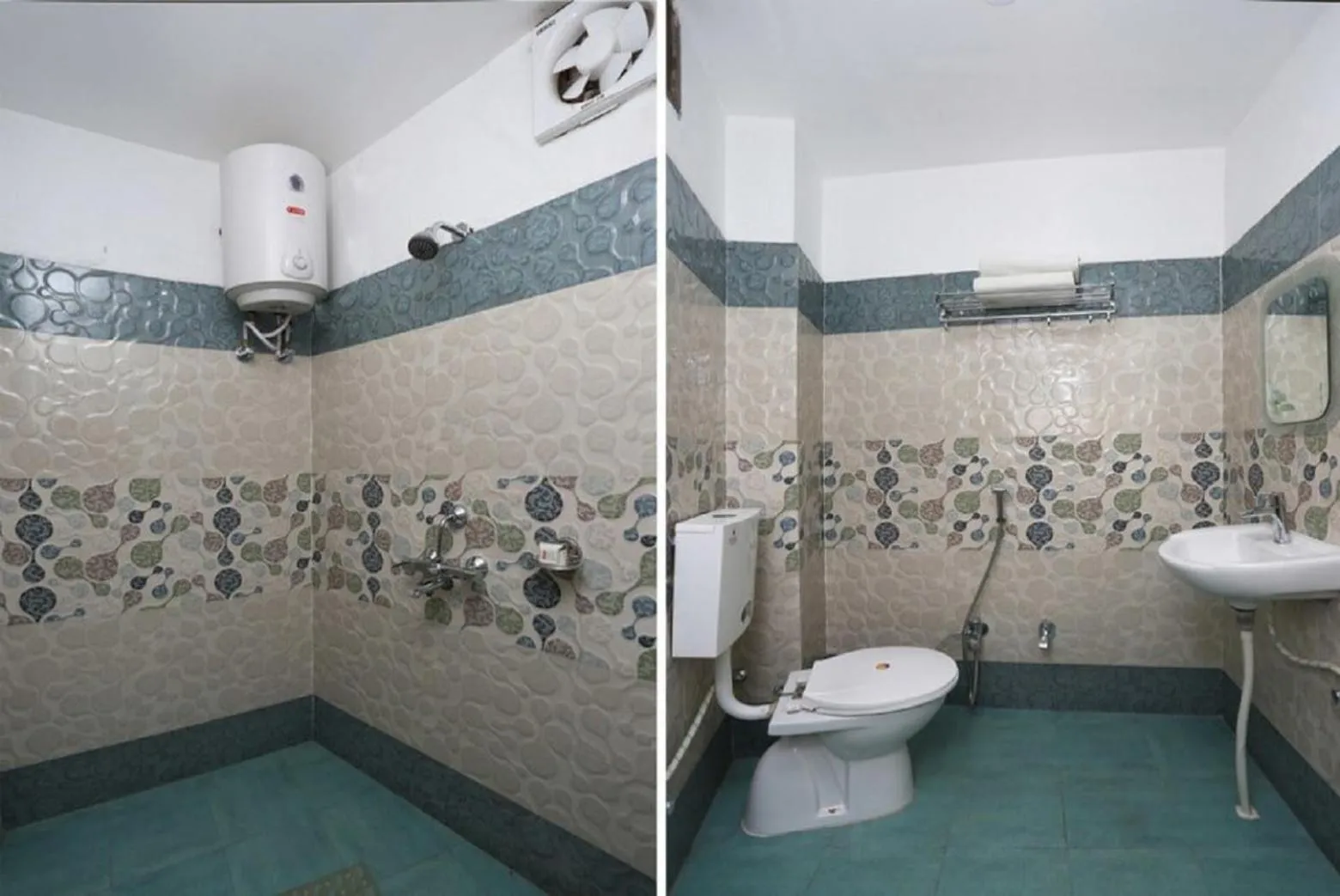 Bathroom in Hotel Aadesh Palace