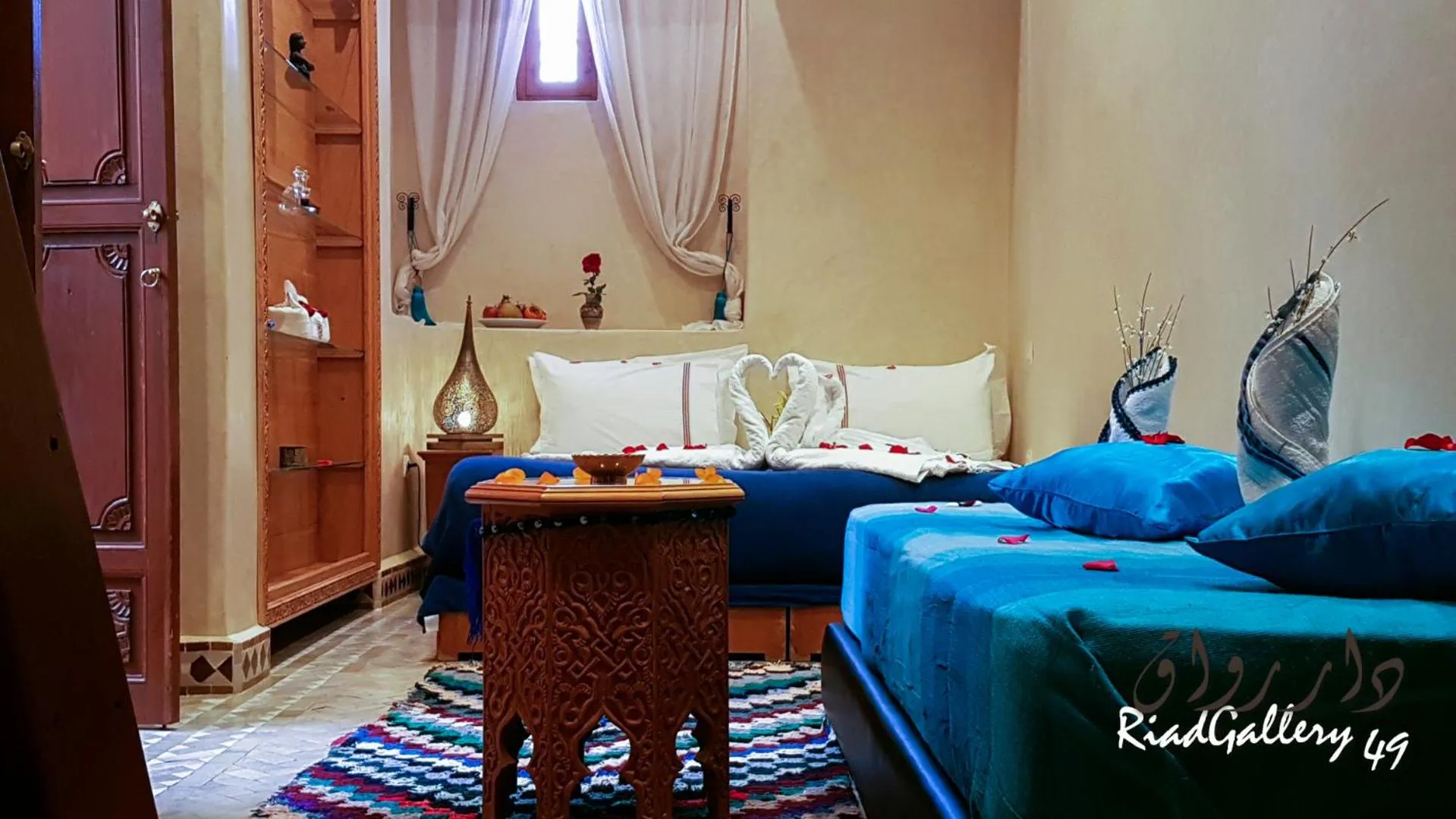 Bed in Riad Gallery 49 & Spa