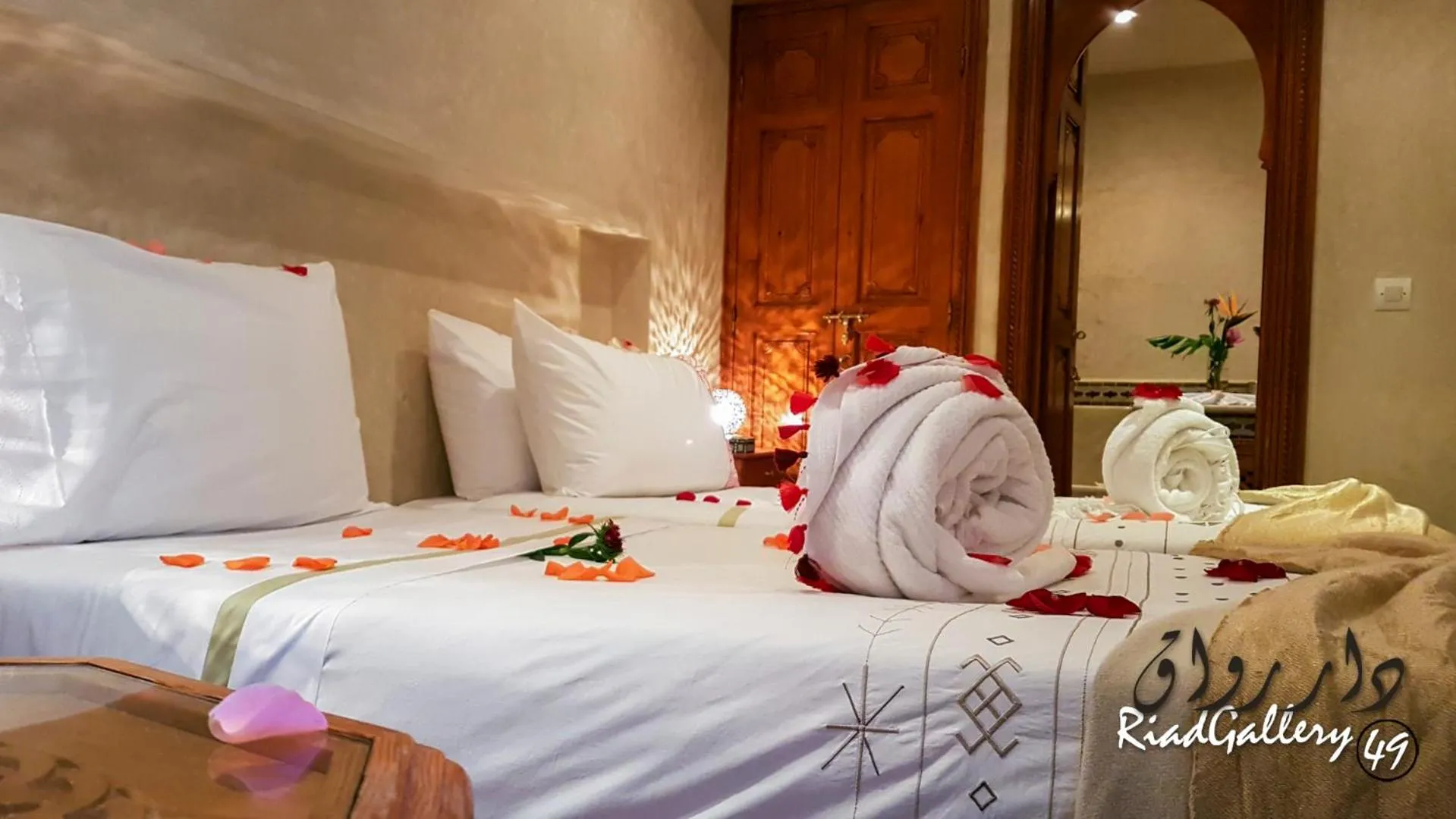 View (from property/room), Bed in Riad Gallery 49 & Spa