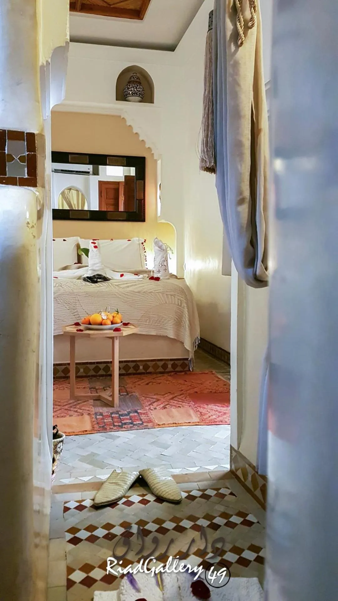 View (from property/room), Bed in Riad Gallery 49 & Spa
