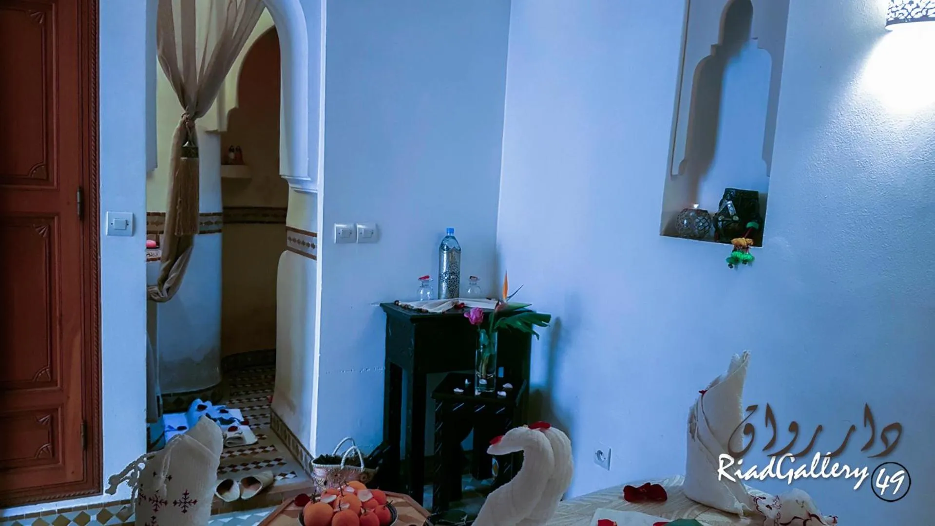 Bathroom in Riad Gallery 49 & Spa