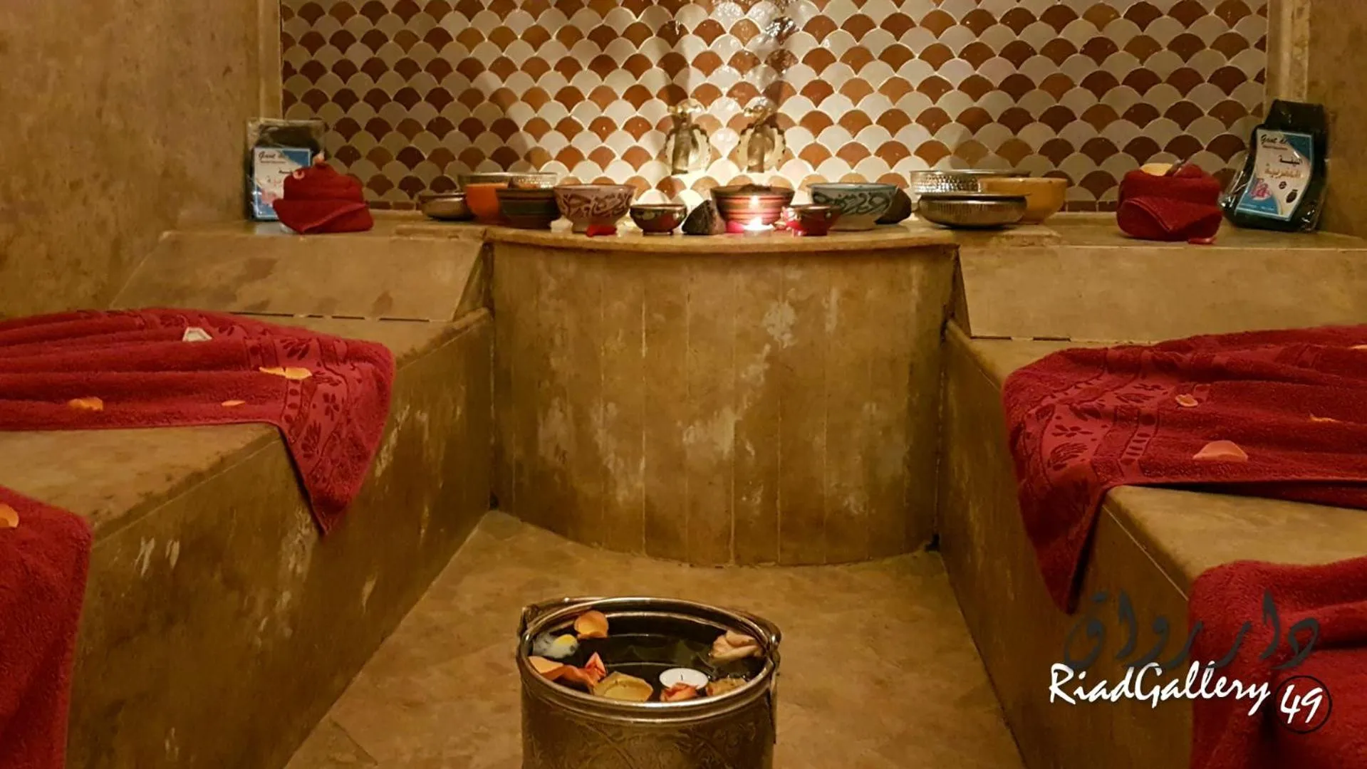Sauna in Riad Gallery 49 & Spa