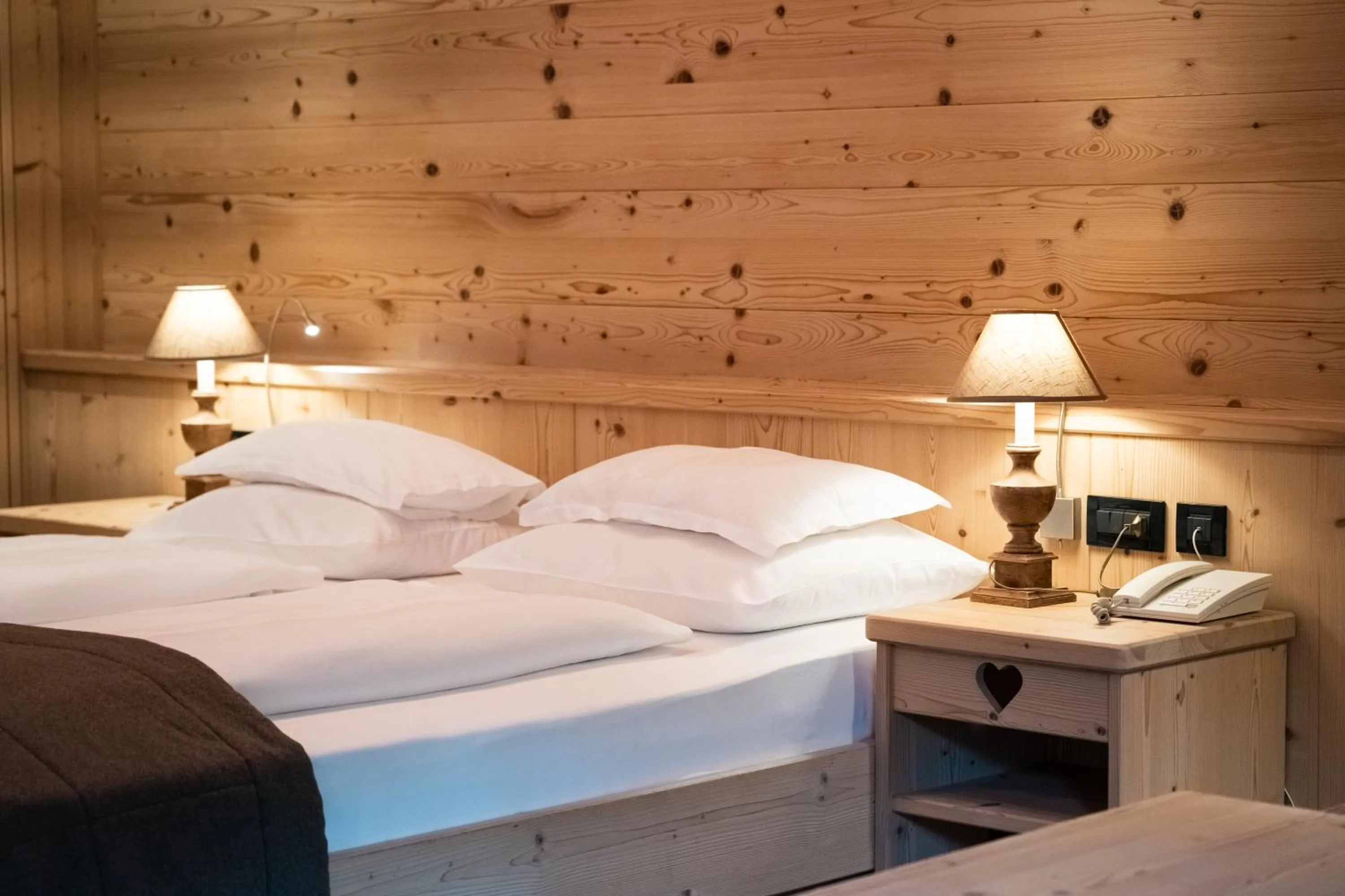 Bed in Hotel Arnaria