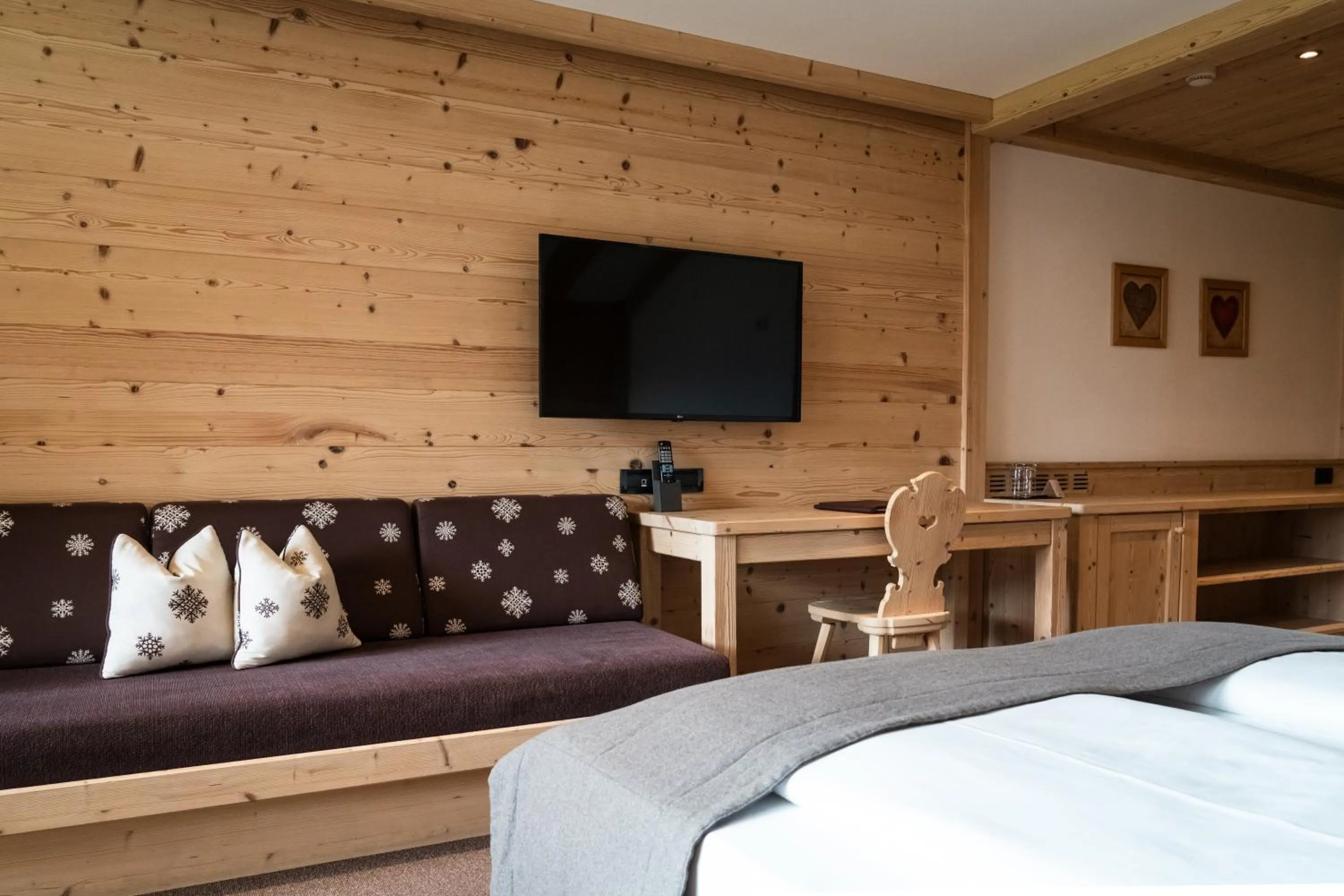 Bed in Hotel Arnaria