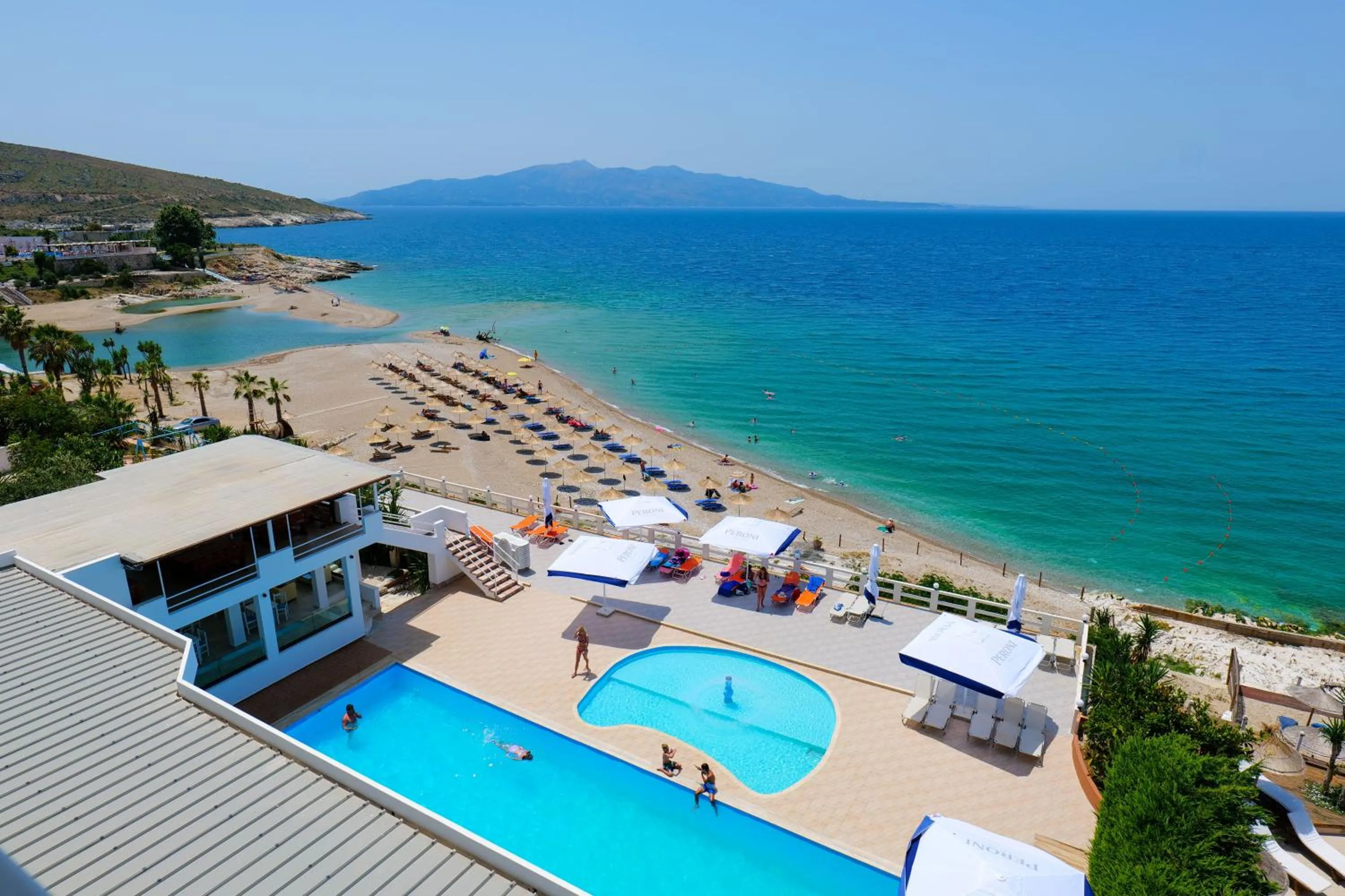 Bird's eye view in Hotel Emblem