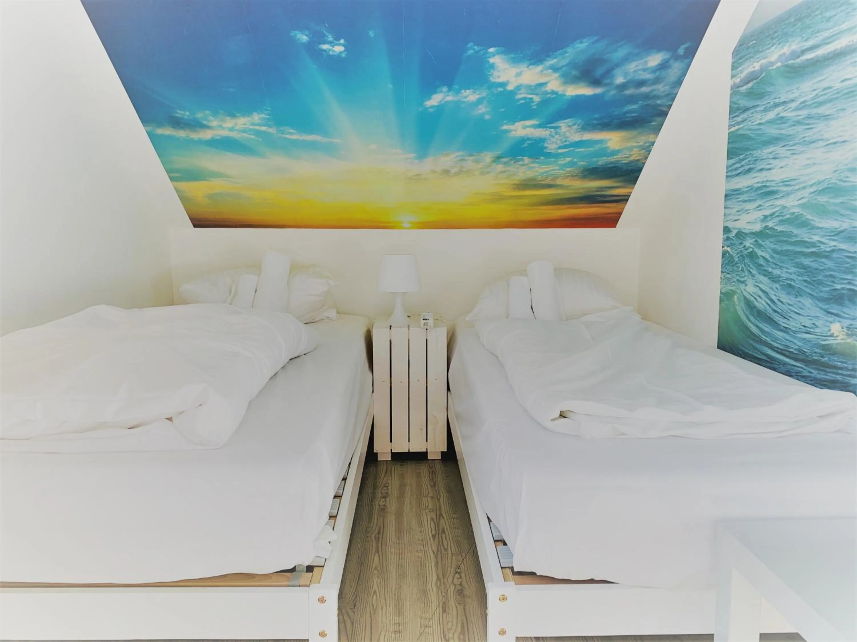 Photo of the whole room, Bed in My Brand Boardinghouse Hamburg Volksdorf