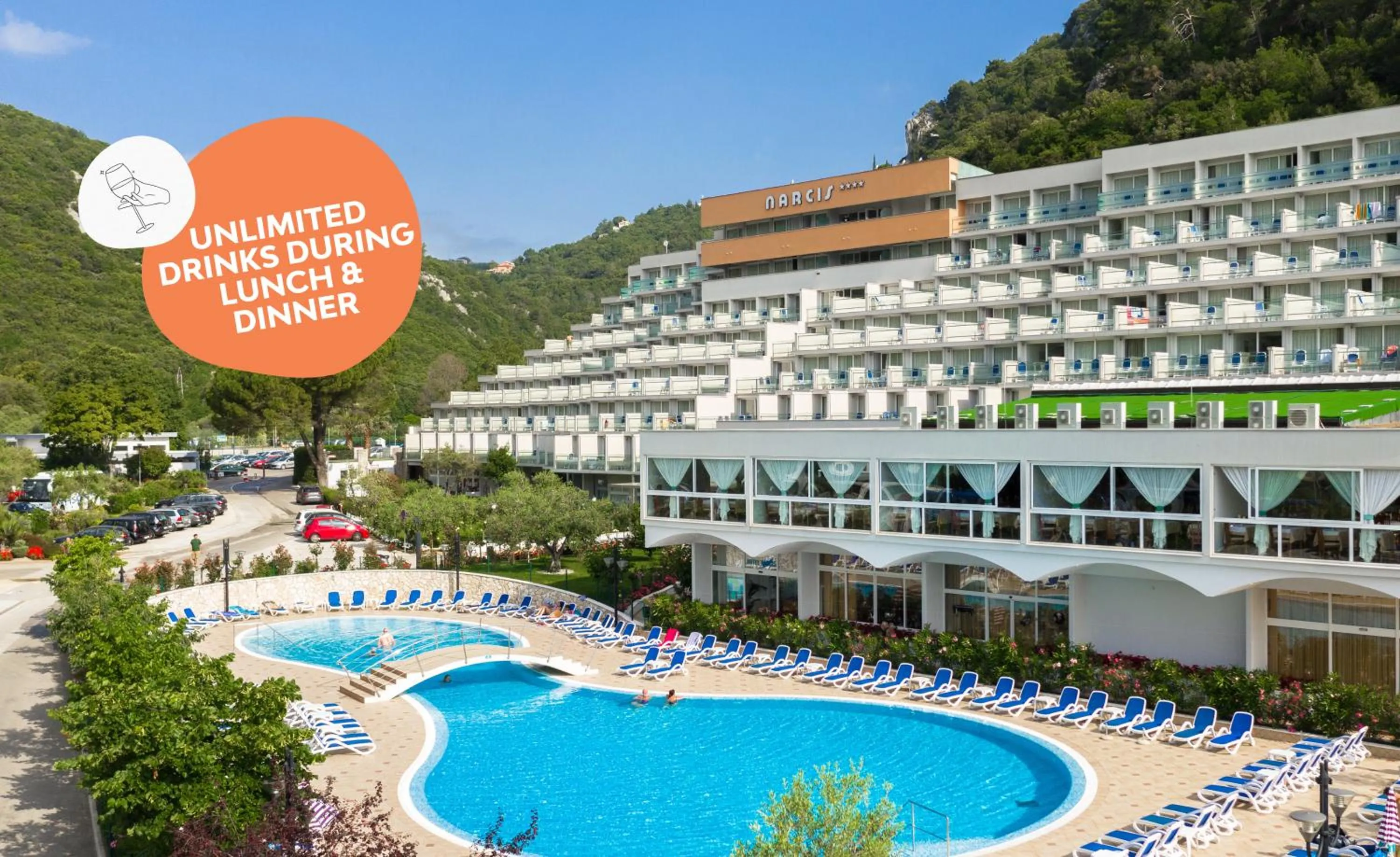 Property building in MASLINICA Narcis Hotel