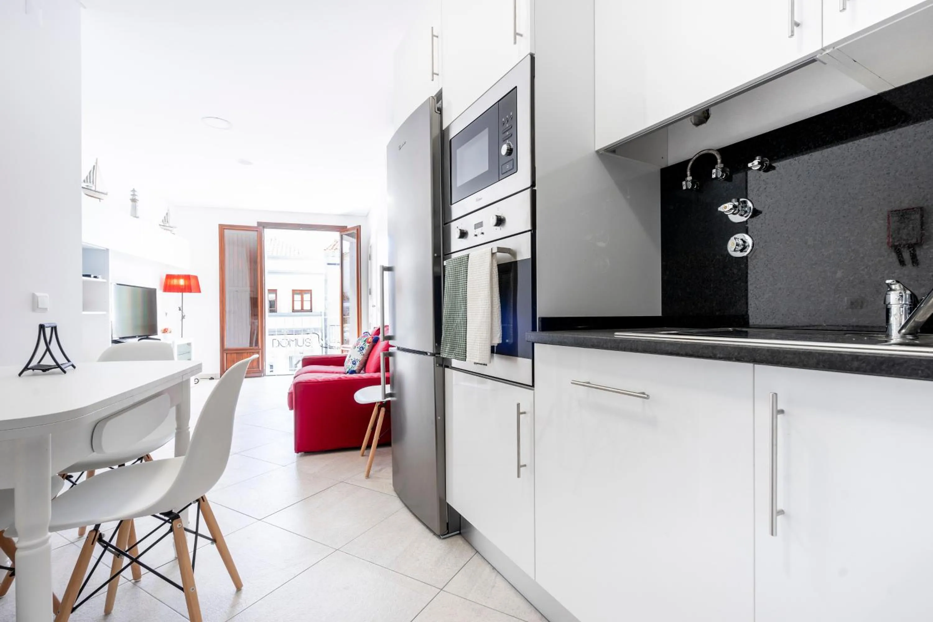 Kitchen or kitchenette in Apartamento 1º de Maio