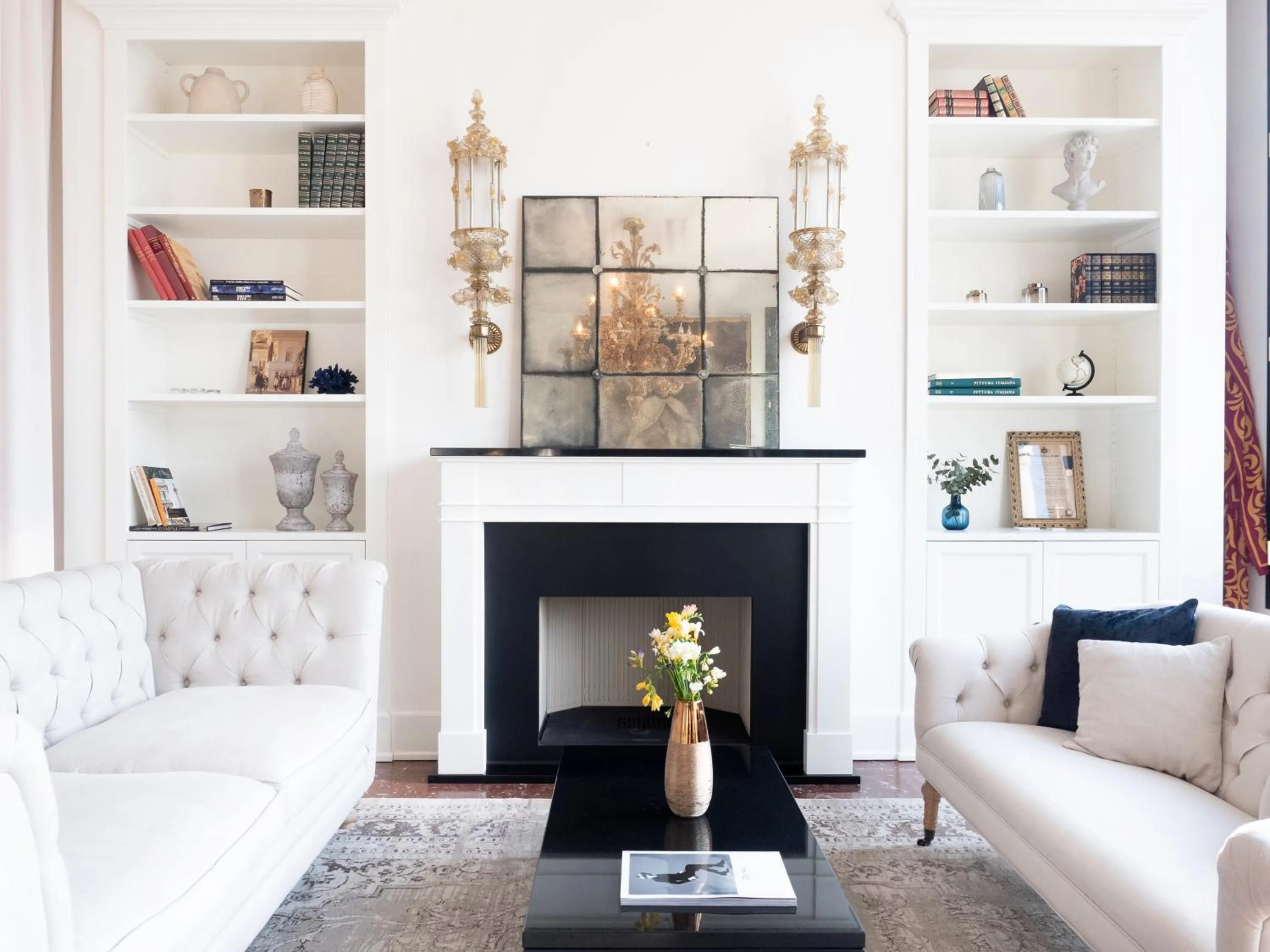 Living room in Palazzetto Foscari