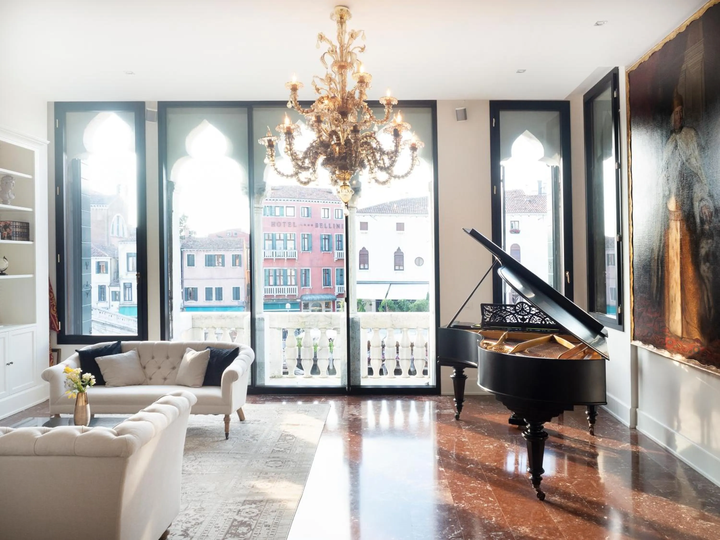 Living room in Palazzetto Foscari