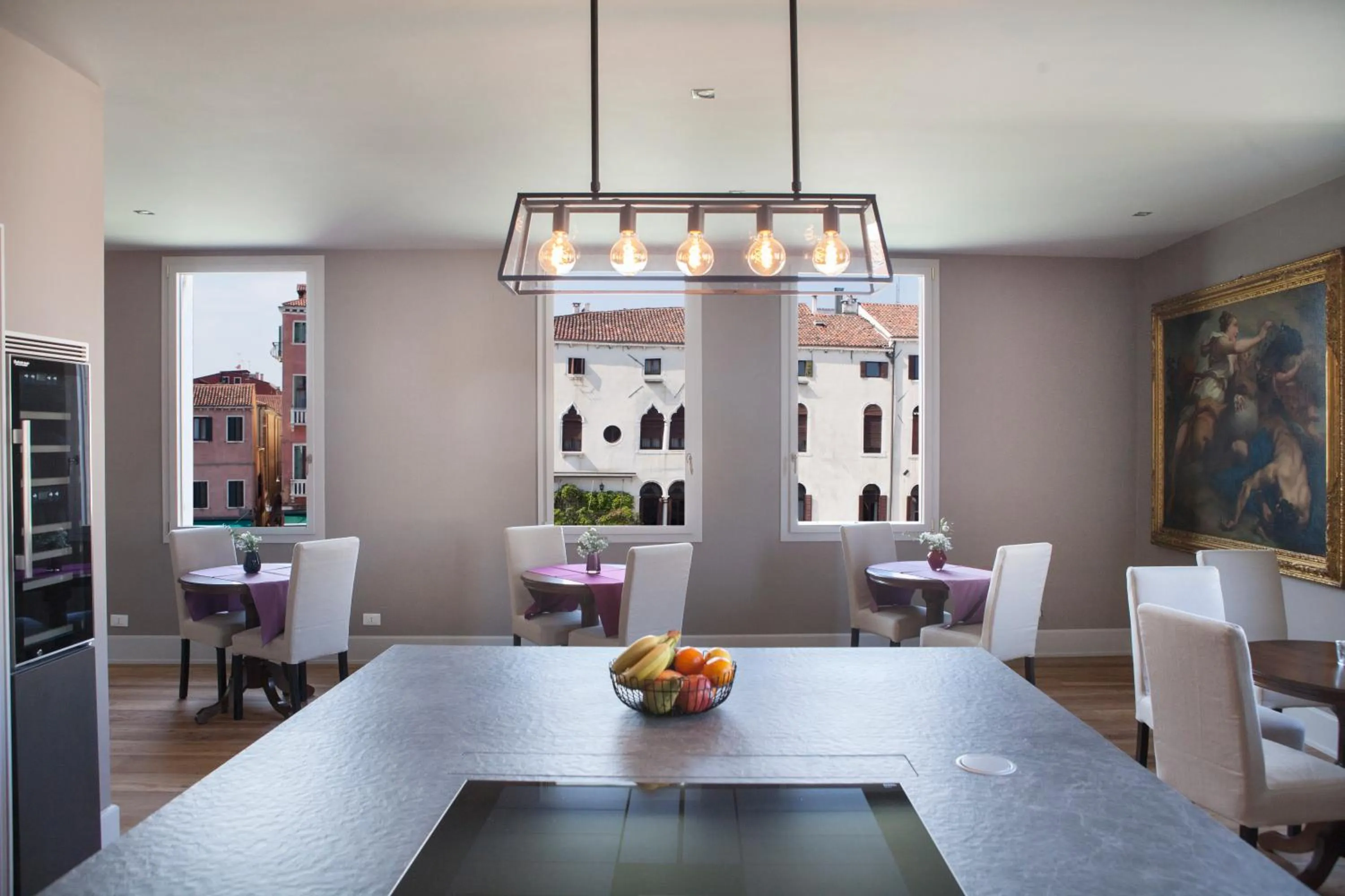 Communal kitchen in Palazzetto Foscari
