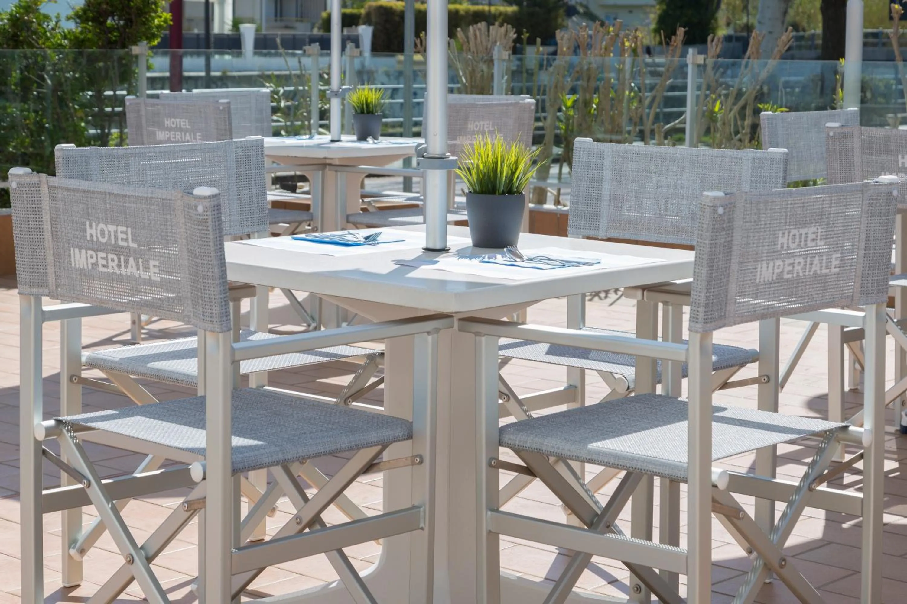 Patio in Hotel Imperiale