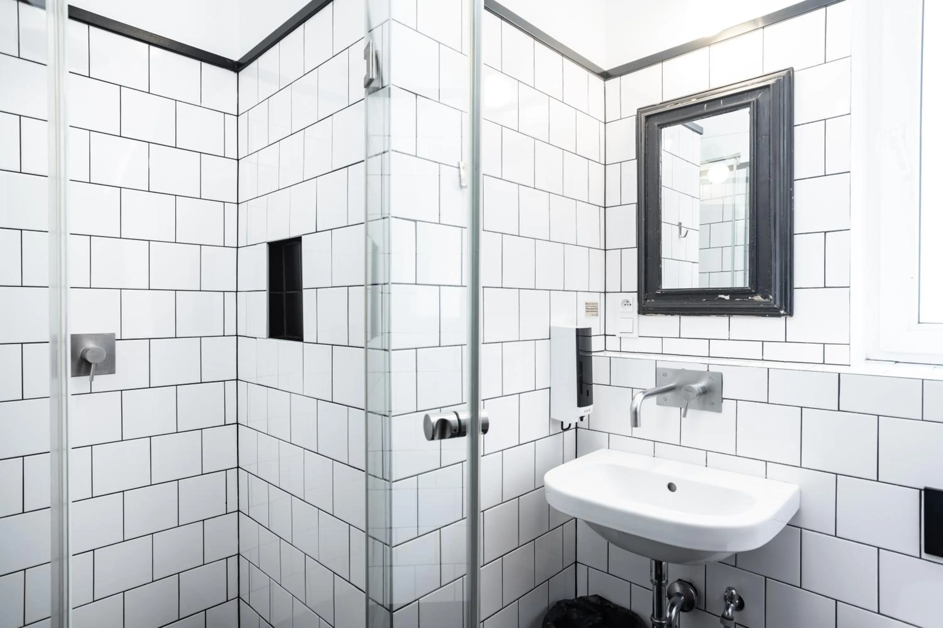 Bathroom in Sir Toby's Hostel