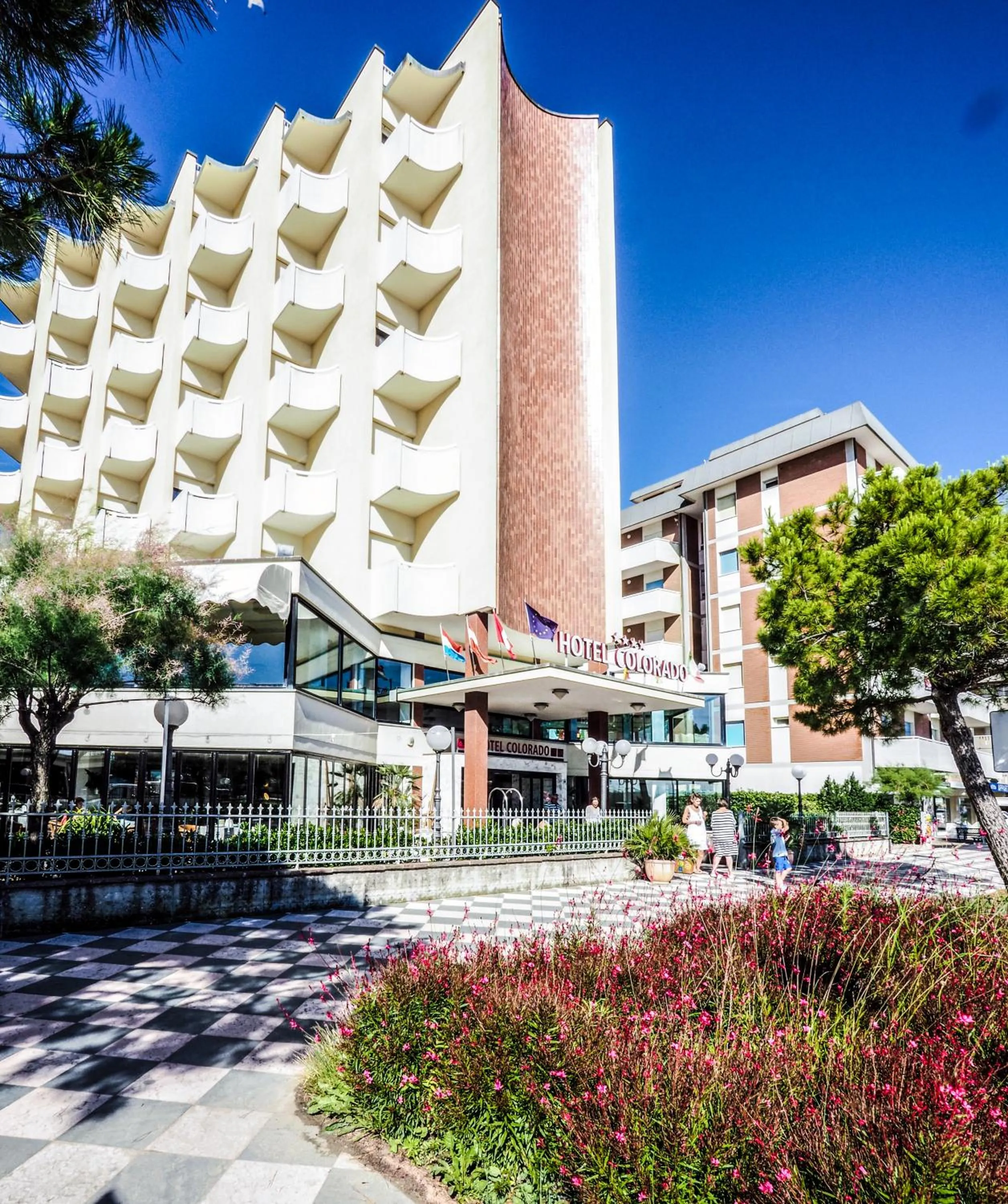 Facade/entrance in Hotel Colorado Cesenatico