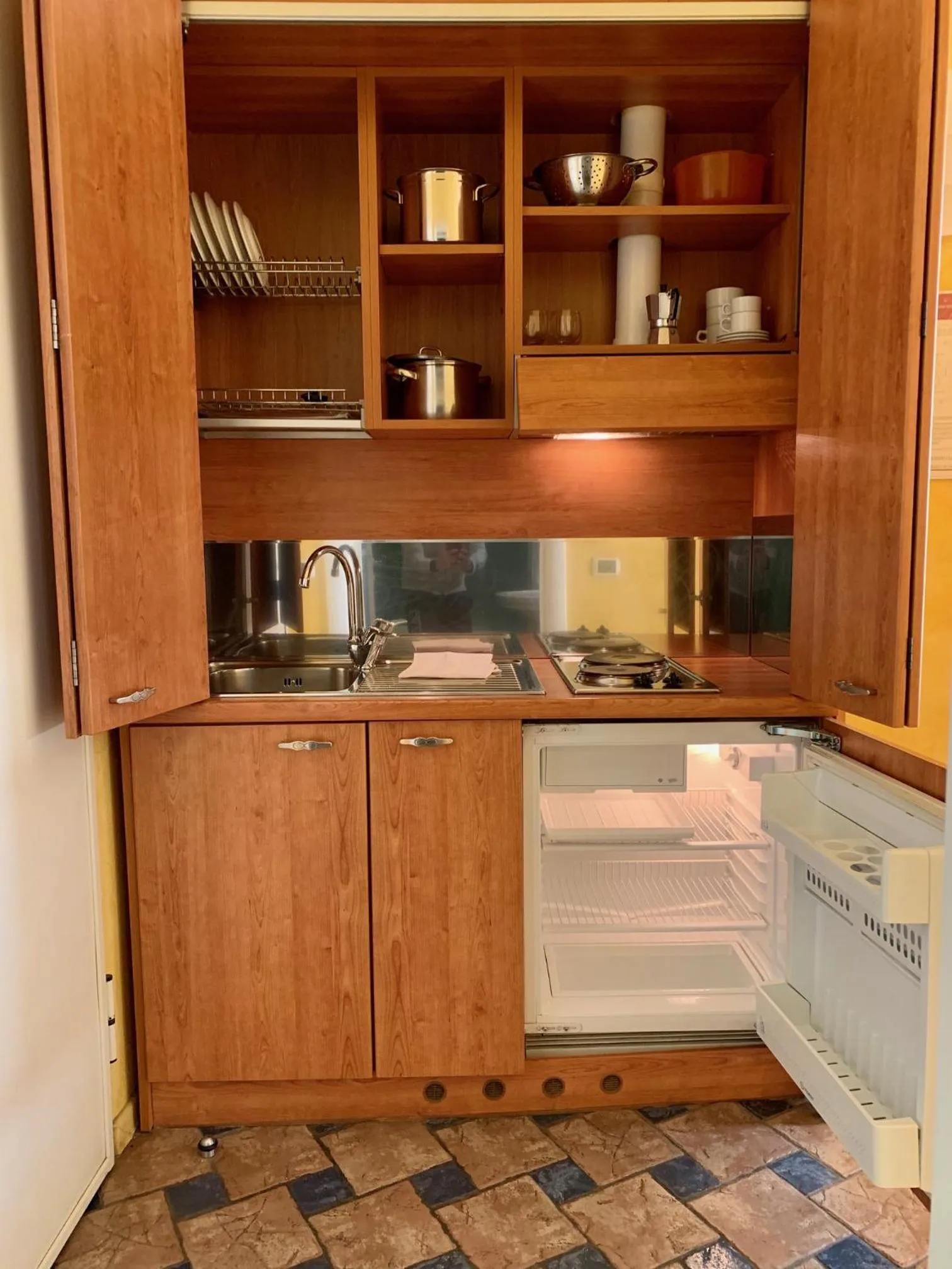 Kitchen or kitchenette in Residence Corte della Vittoria