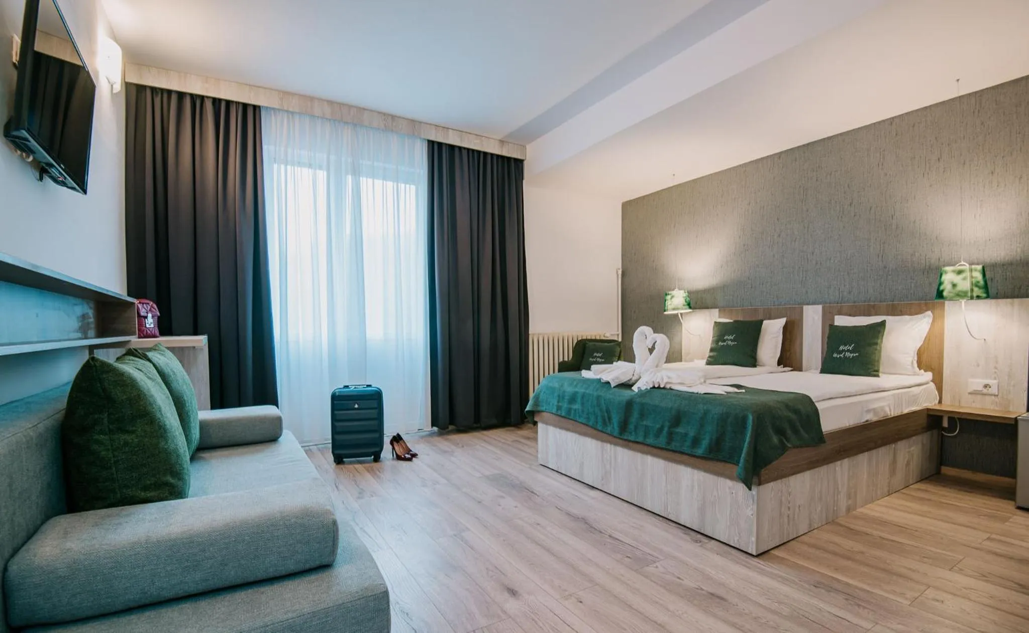 Bed in Vila Ursul Negru